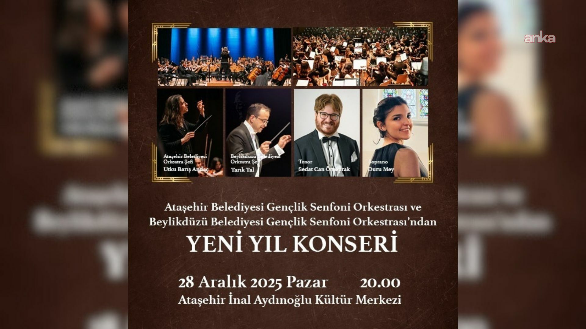 Ataşehir’de yeni yıl coşkusu senfonik konserle taçlanacak