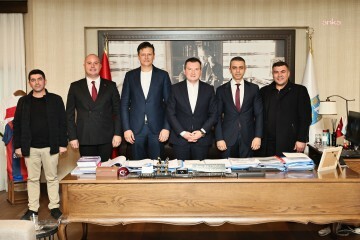 Silivri Belediye Başkanı Balcıoğlu, İBB Avrupa Yakası Mezarlıklar Müdürü’nü ağırladı
