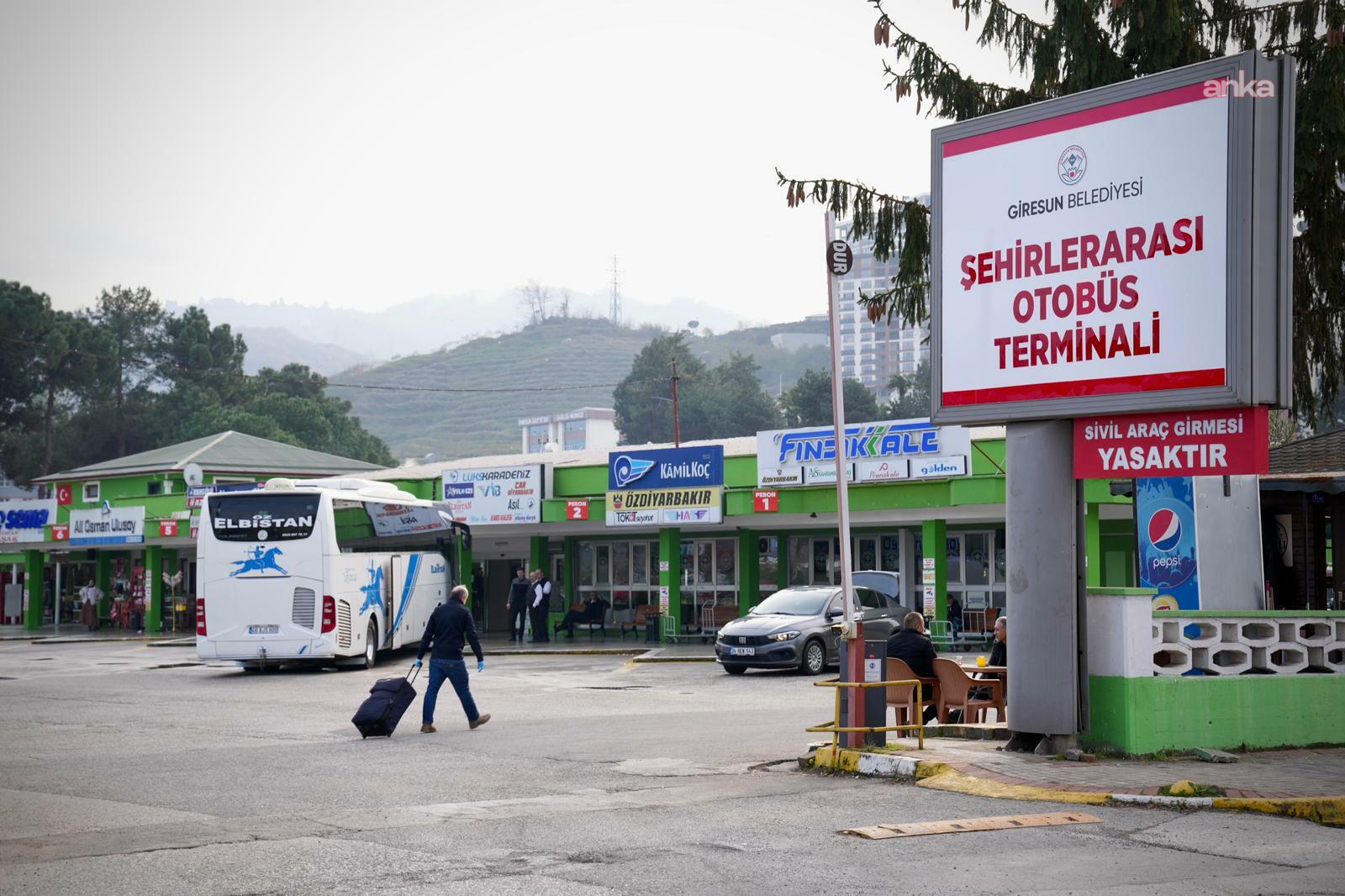 Giresun'da şehirler arası otobüs terminali, yoğun bir yılı geride bıraktı