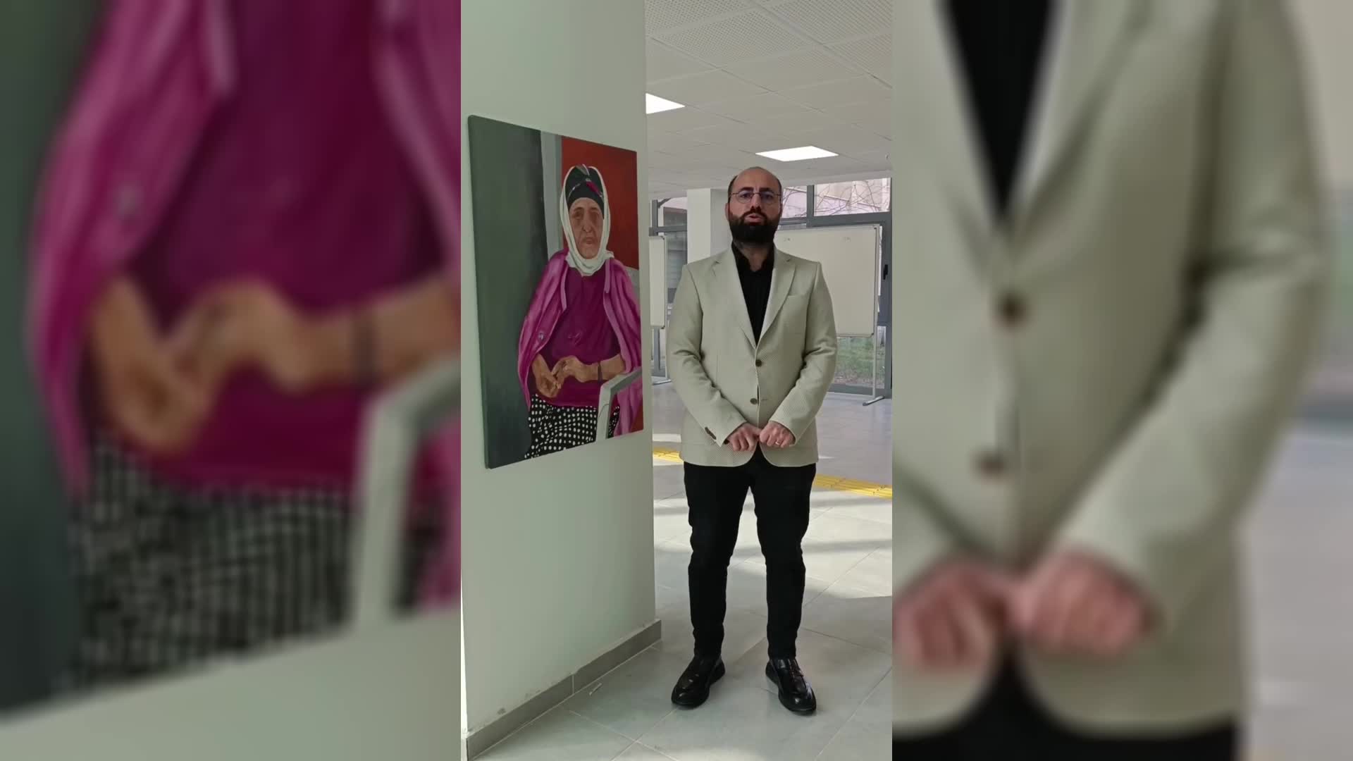 Munzur Üniversitesi’nde öğrencilerin “Alevilik ve Bektaşilik” temalı resim sergisi açıldı