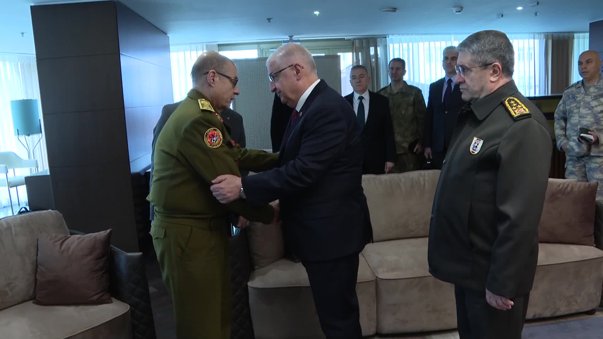 Milli Savunma Bakanı Güler, Libya heyetine taziye ziyaretinde bulundu