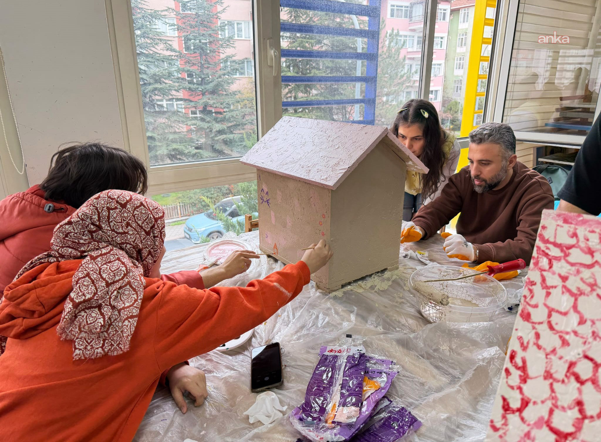 Çankaya'da atıklar, kuş yuvasına dönüştü