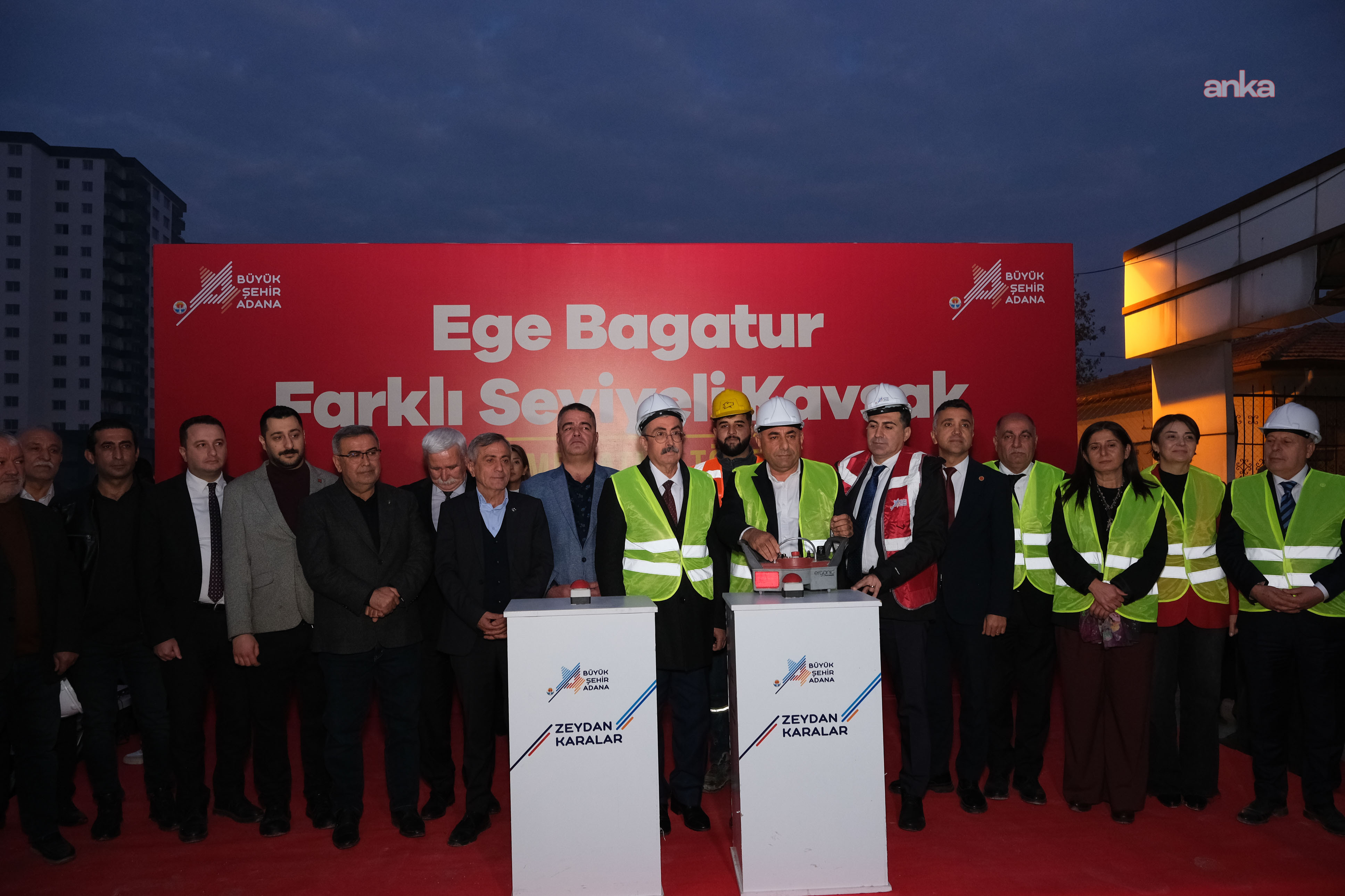 Adana Büyükşehir Belediyesi, Ege Bağatur Farklı Seviyeli Kavşak Projesi'nin temeli attı… Zeydan Karalar: “Nerede olursam olayım, kardeşlerime verdiğim sözlerin arkasındayım”