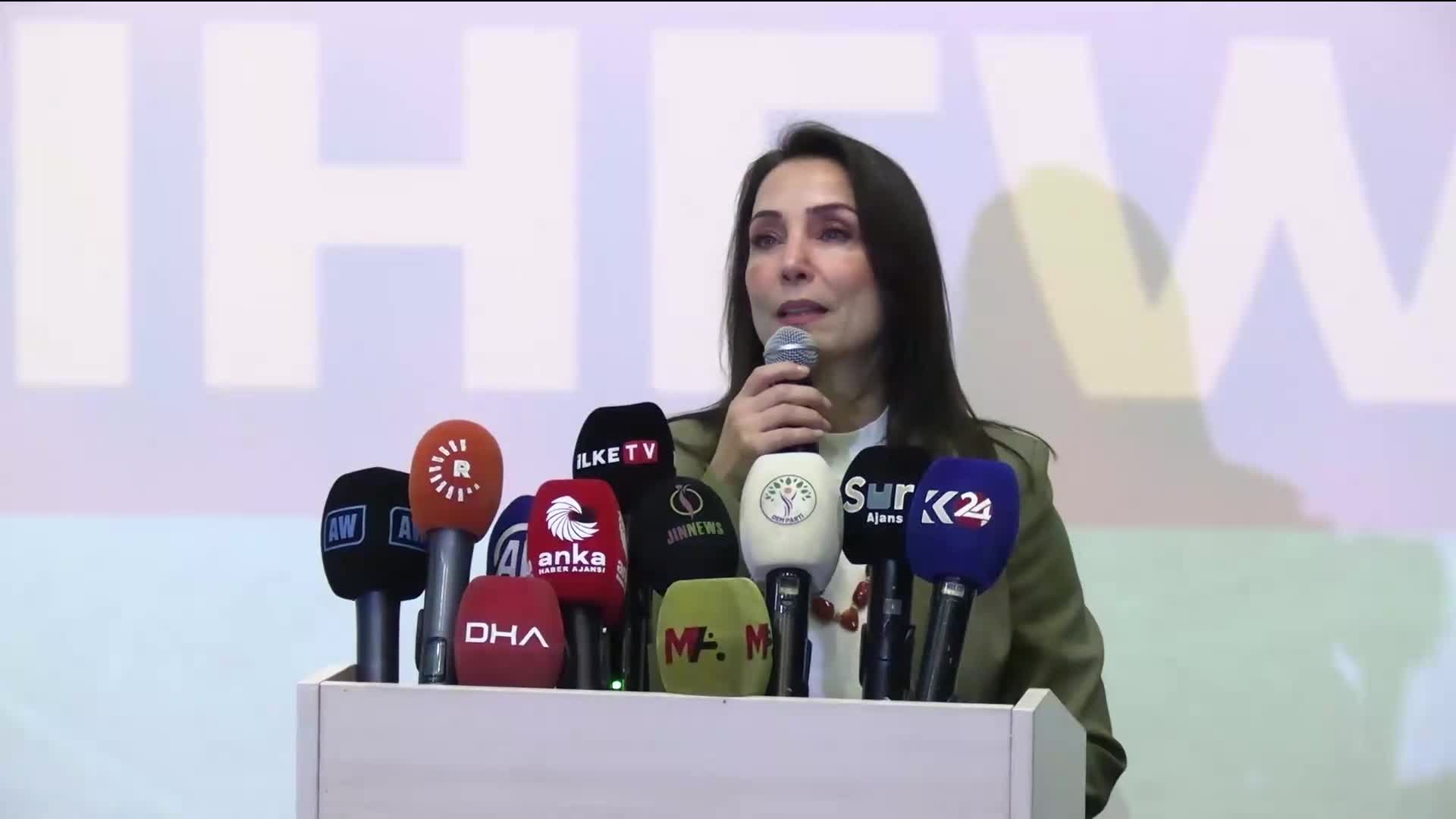 DEM Parti Eş Genel Başkanı Hatimoğulları: “Kürtler kamusal alanda Kürtçe Kur'an okuyabilmeli, Kürtçe vaaz verebilmelidir”