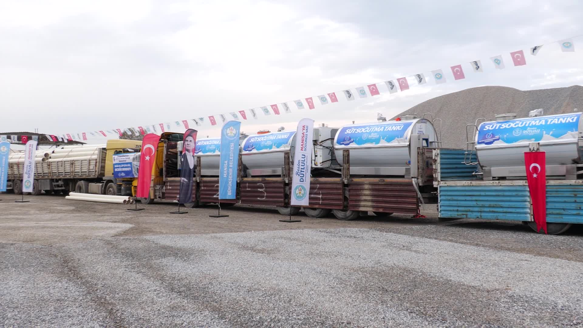 Manisa Büyükşehir Belediyesi'nden kırsal kalkınmaya destek