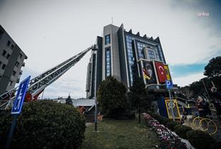 İzmir İtfaiyesi ve BUCAKUT ekiplerinden yangın tatbikatı
