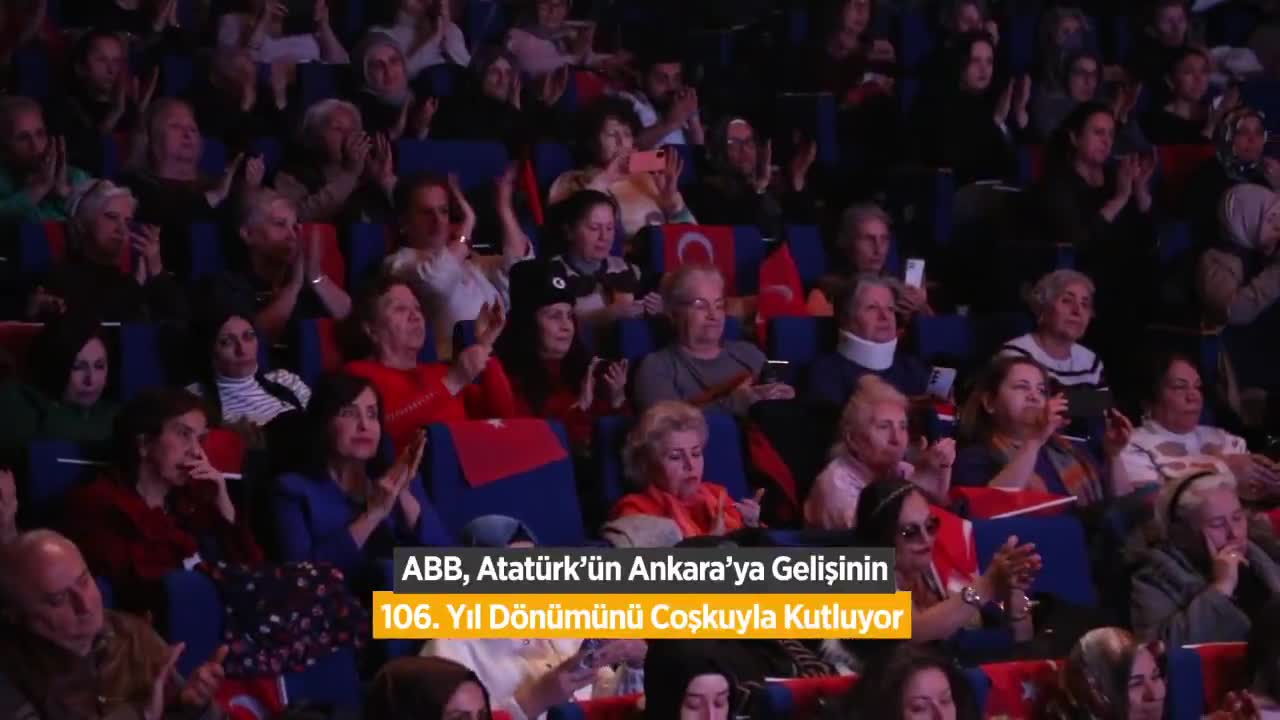 Atatürk’ün Ankara’ya gelişinin 106'ncı yılı sanatla kutlandı