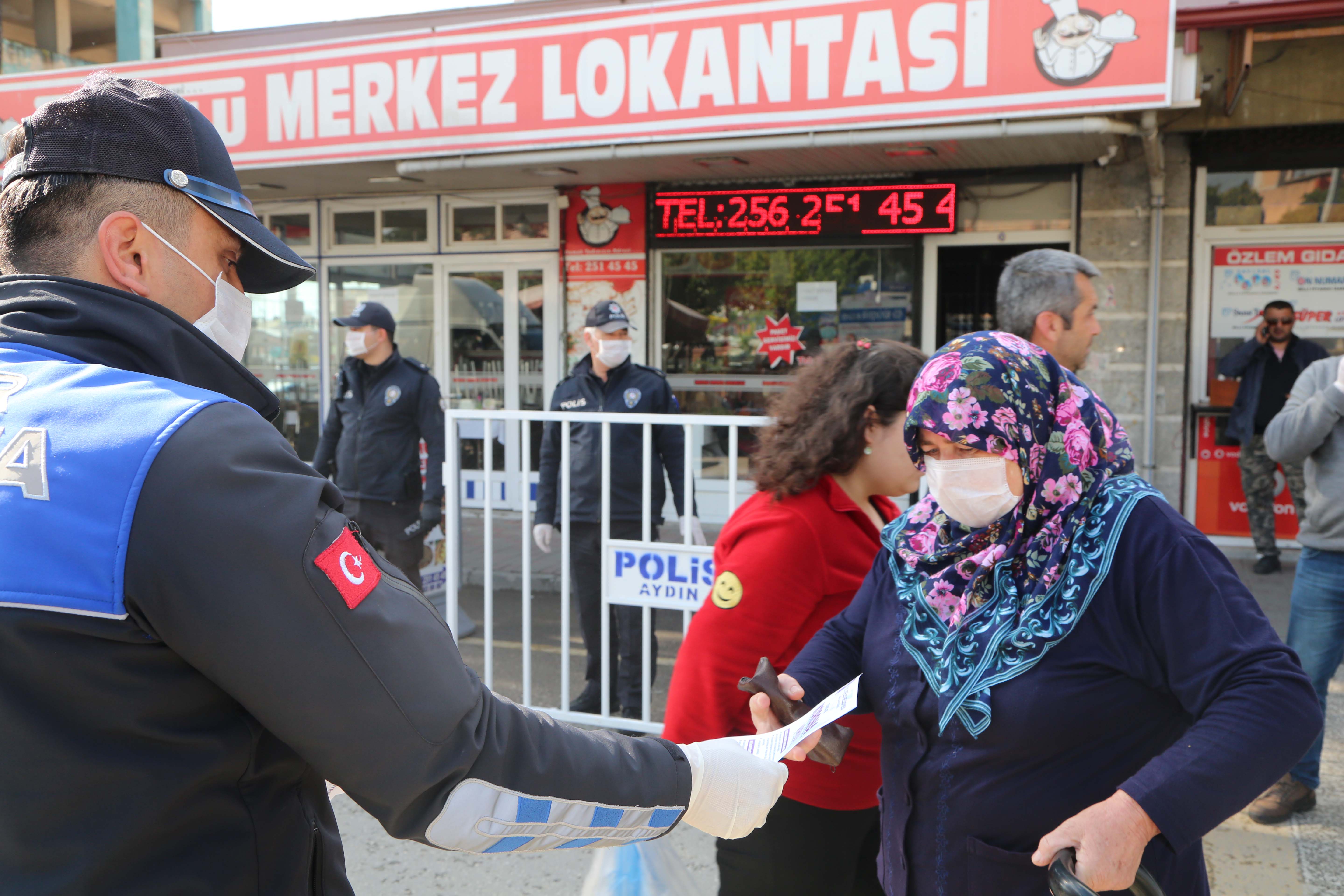 EFELER BELEDİYESİ’NDEN PAZAR YERİNDE KORONA DENETİMİ