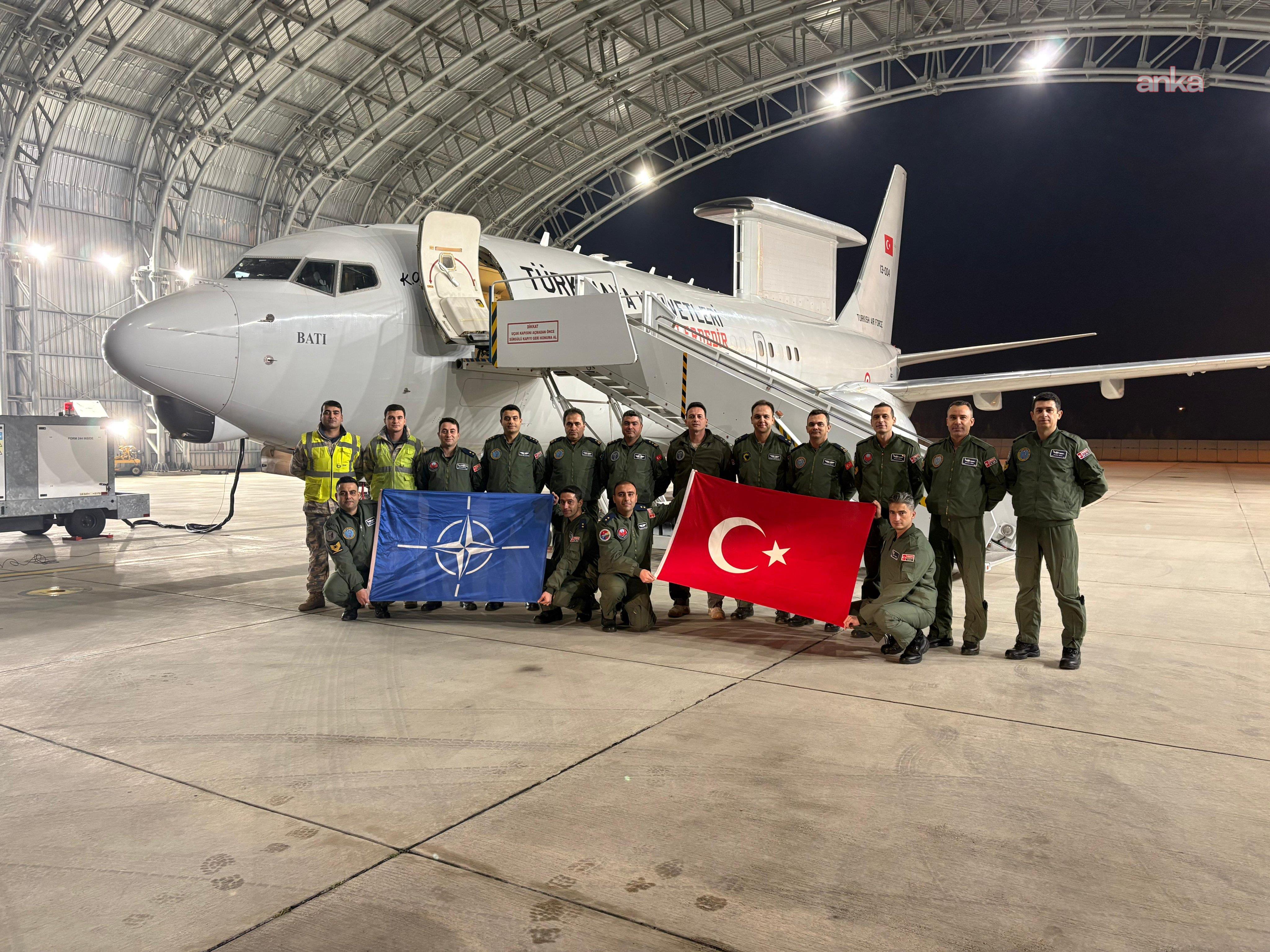 TSK'ya ait havadan ihbar kontrol uçağı, NATO Ukrayna'ya Güvenlik Yardımı ve Eğitim Desteği kapsamında görev uçuşu yaptı