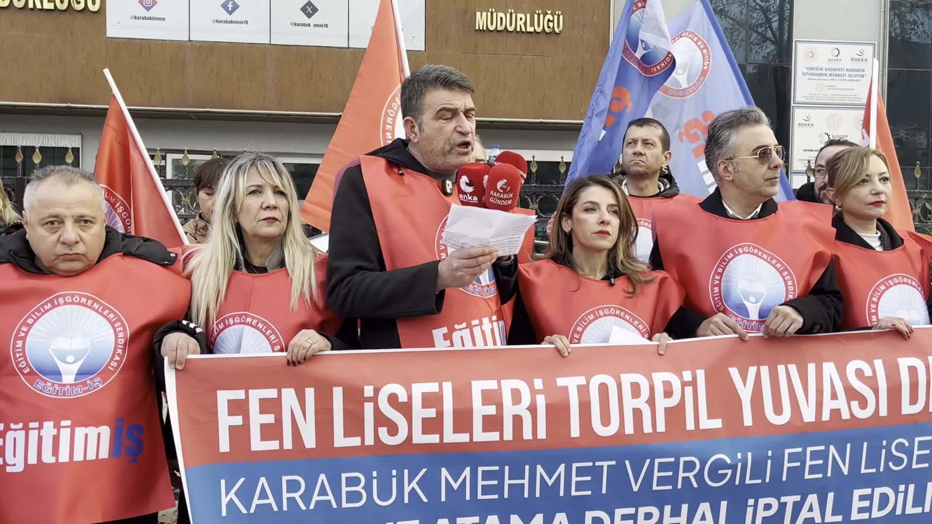 Eğitim-İş’ten Karabük’teki "usulsüz atamaya" tepki: "Karar derhal iptal edilmeli"