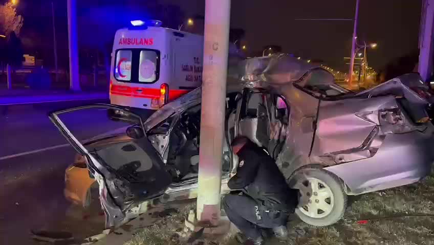 Malatya çevre yolunda kaza: 1 ölü, 1 ağır yaralı