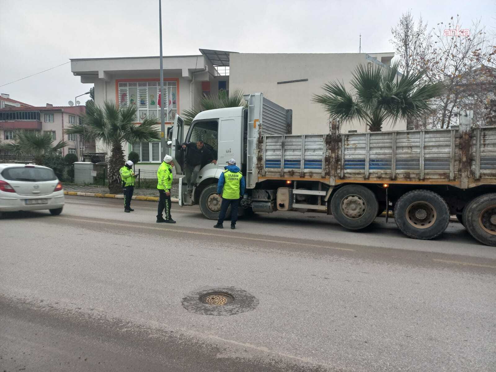 Balıkesir Büyükşehir Belediyesi'nden ağır tonajlı araçlara denetim
