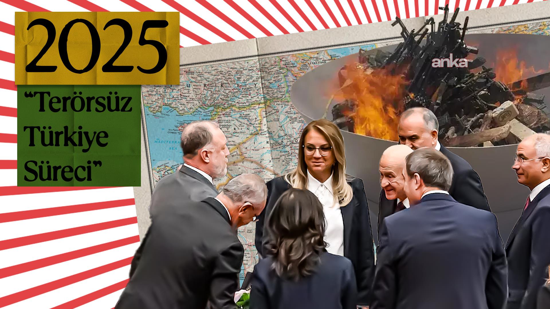 2025'te çözüm sürecinde neler oldu? Tokalaşmadan örgütün feshine: İmralı görüşmeleri, silah yakma töreni ve Milli Dayanışma, Kardeşlik ve Demokrasi Komisyonu...