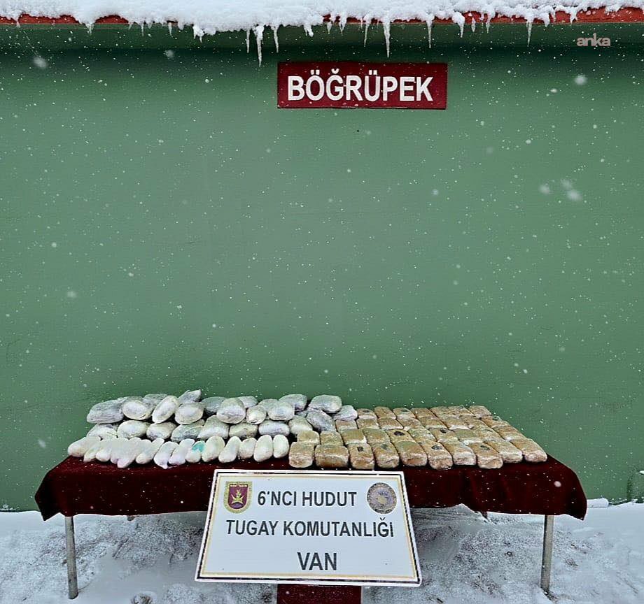 Van hudut hattında 77 bin 805 gram uyuşturucu madde ele geçirildi