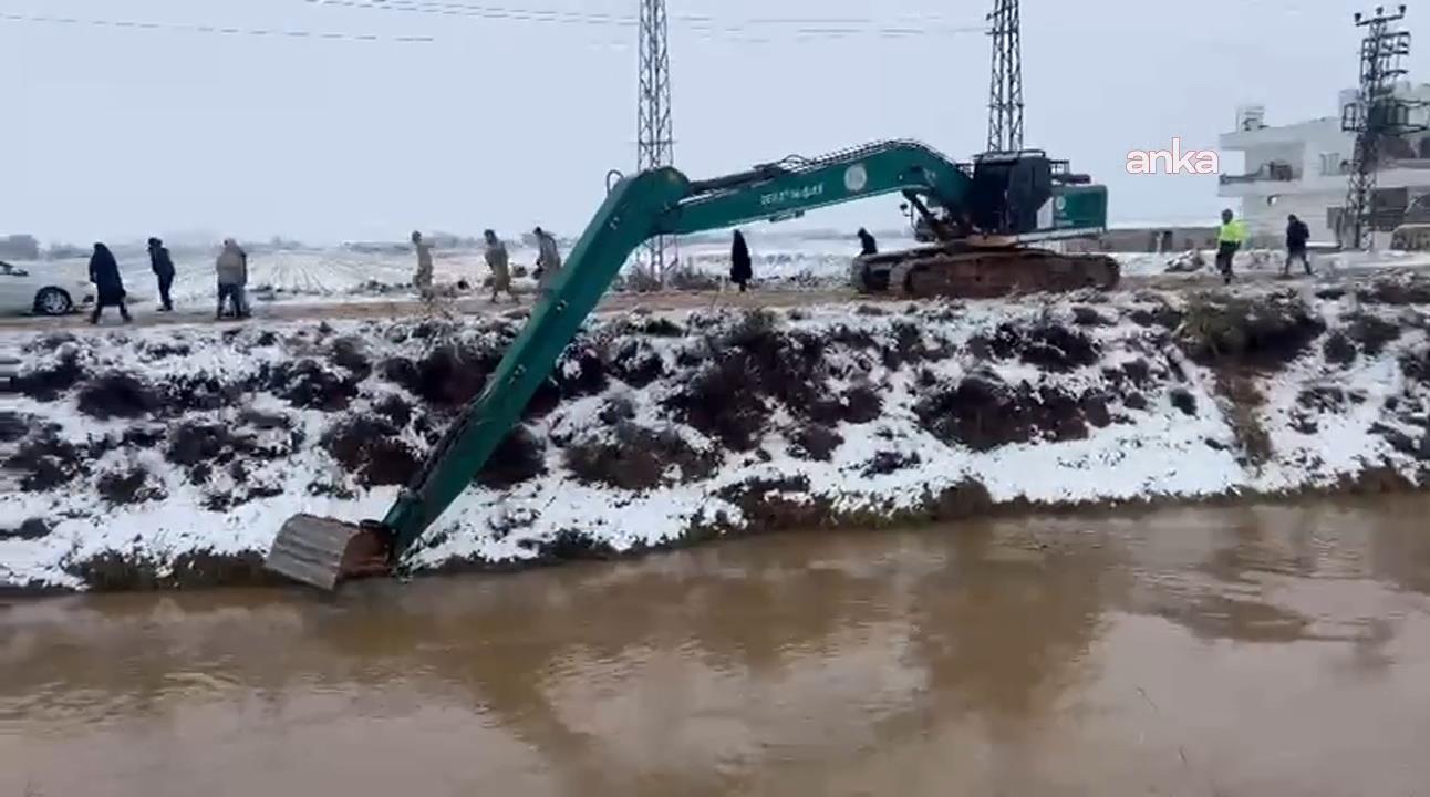 Şanlıurfa'da sulama kanalına düşen araçtan 3 kişinin cansız bedeni çıkarıldı