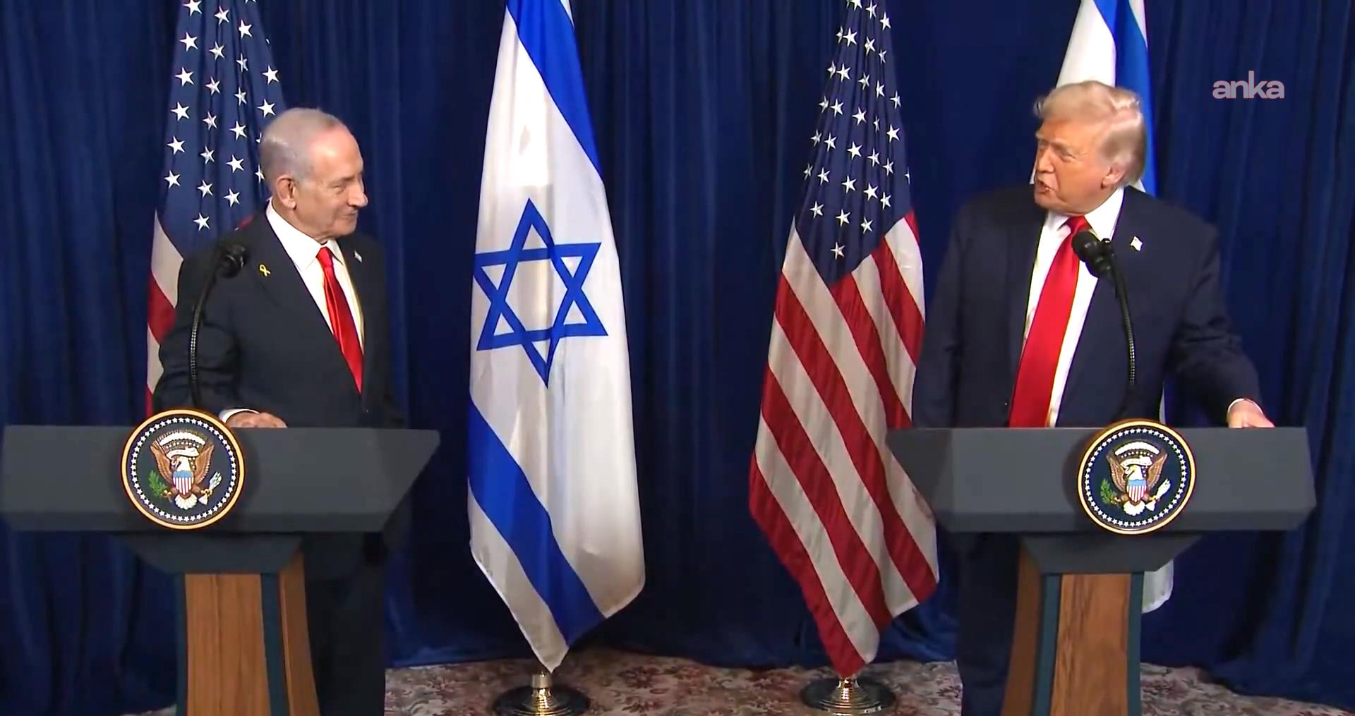Trump, Netanyahu ile yaptığı basın toplantısında konuştu: “Sonuna kadar Erdoğan’layım, sonuna kadar Netanyahu’ylayım”
