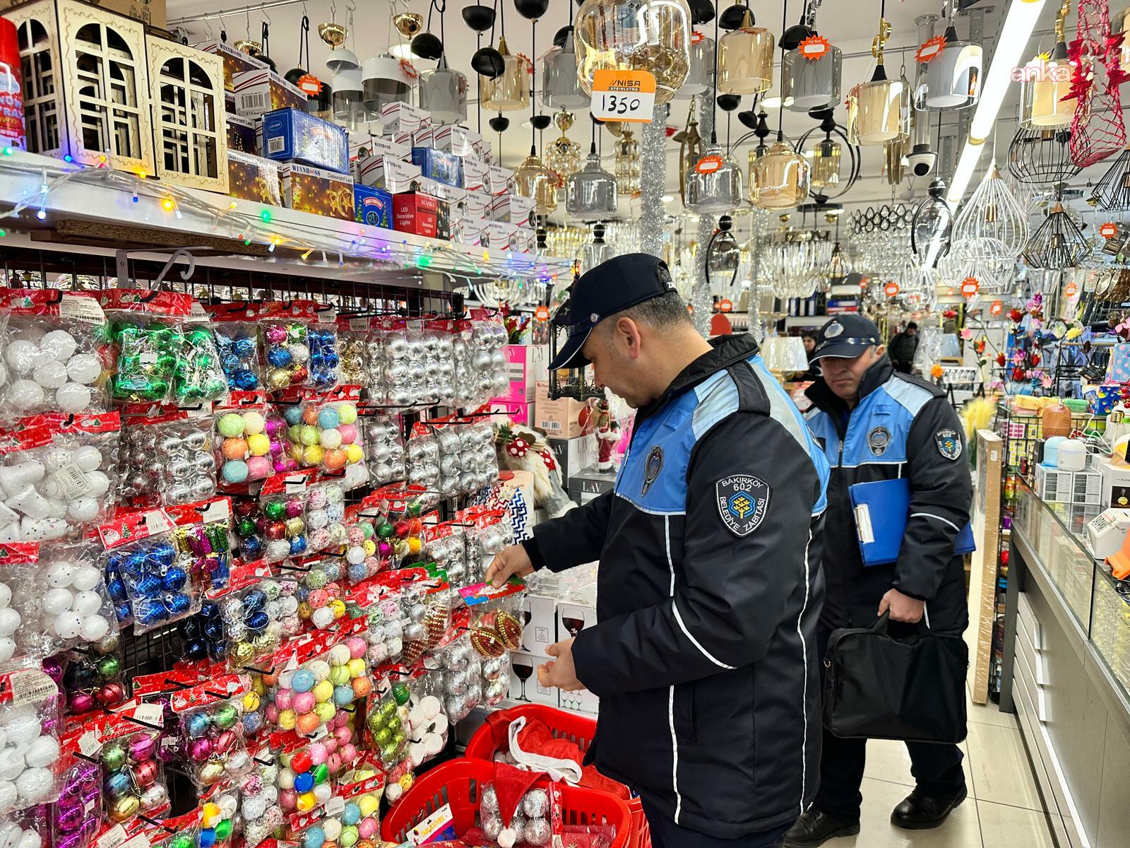 Bakırköy Belediyesi, yılbaşı öncesi denetimlerini arttırdı