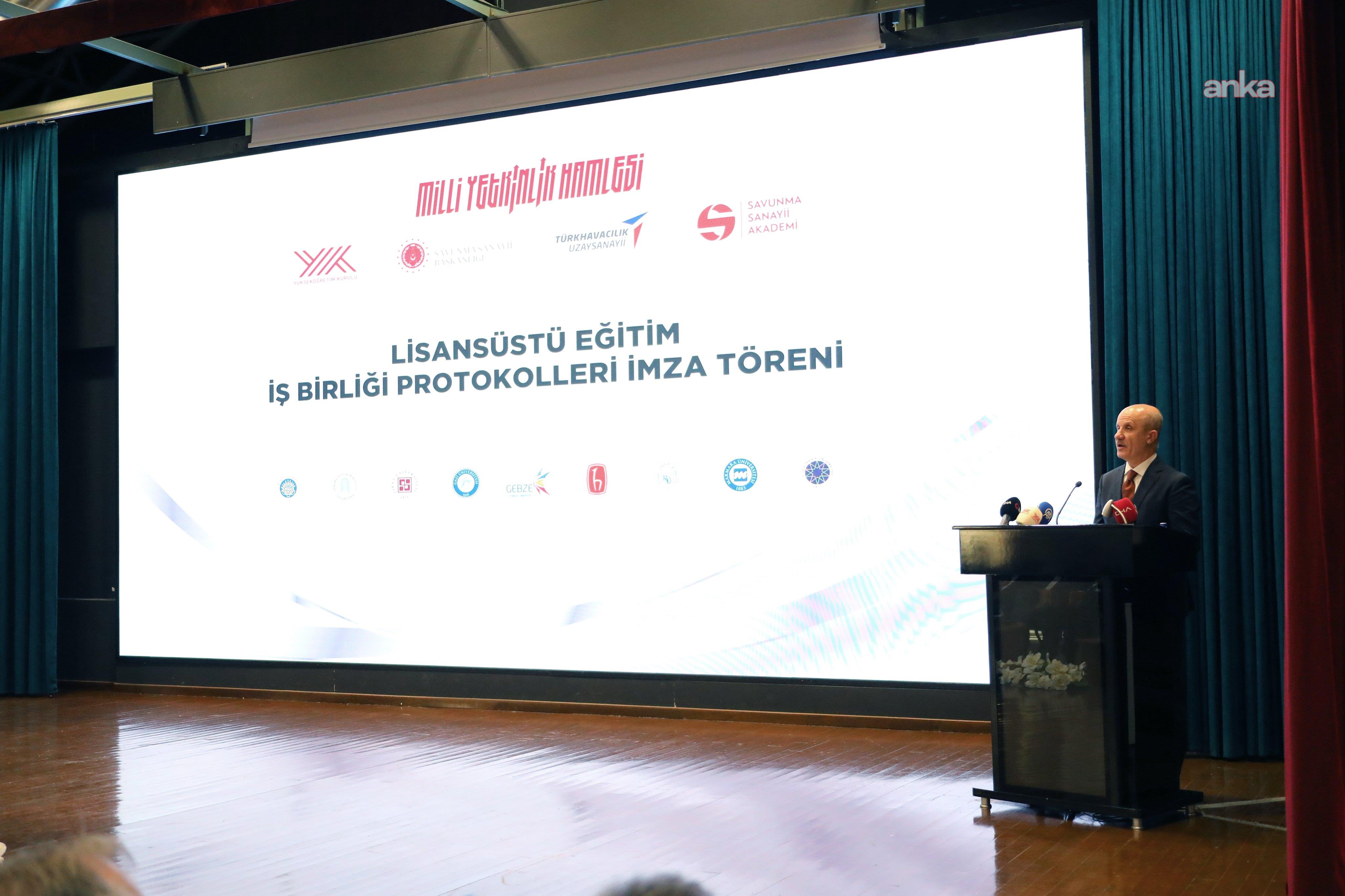 YÖK ile TUSAŞ arasında lisansüstü eğitim işbirliği protokolü imzalandı