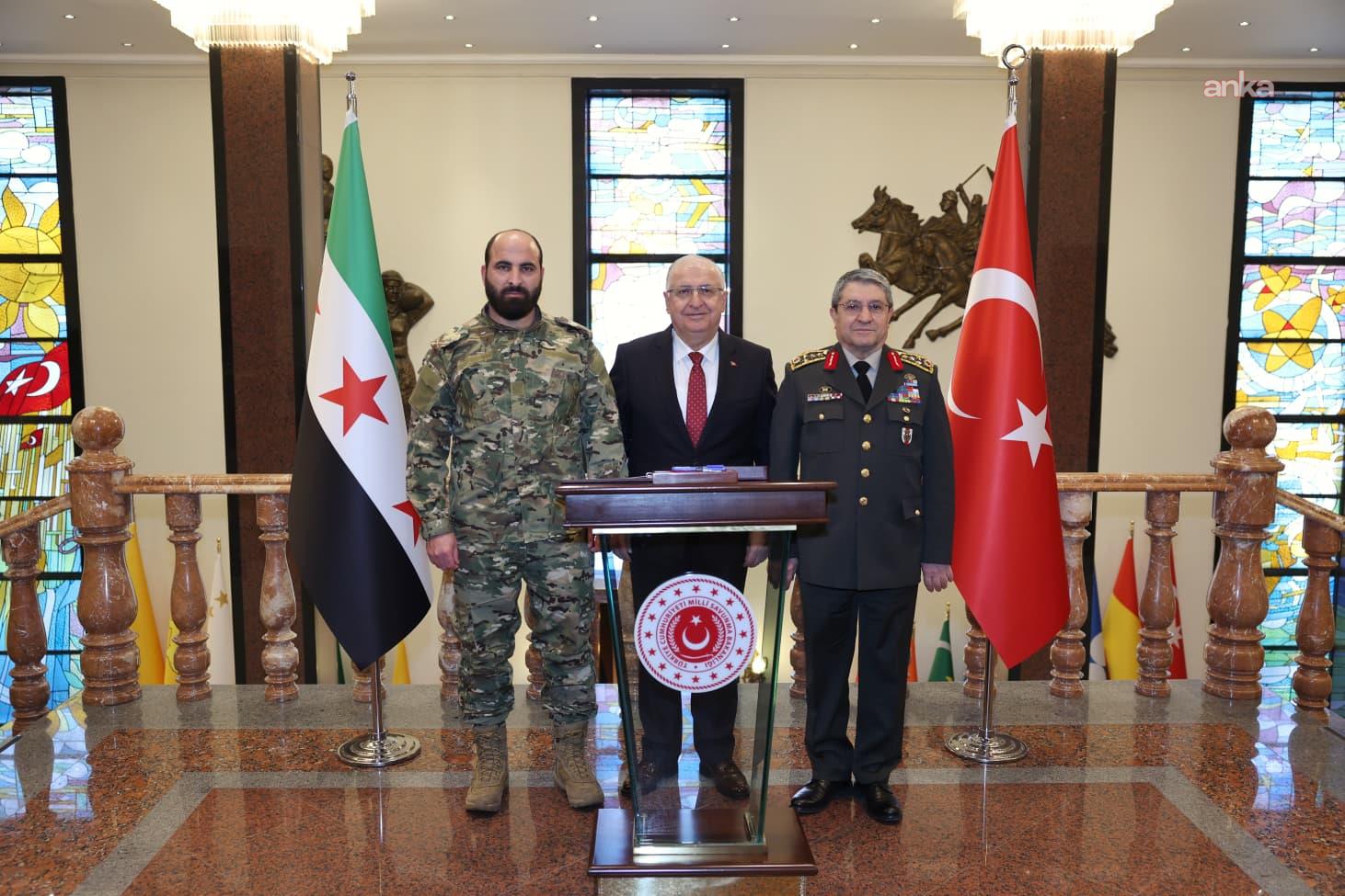 Milli Savunma Bakanı Güler,  Suriye Genelkurmay Başkanı Tümgeneral Na'san'ı kabul etti
