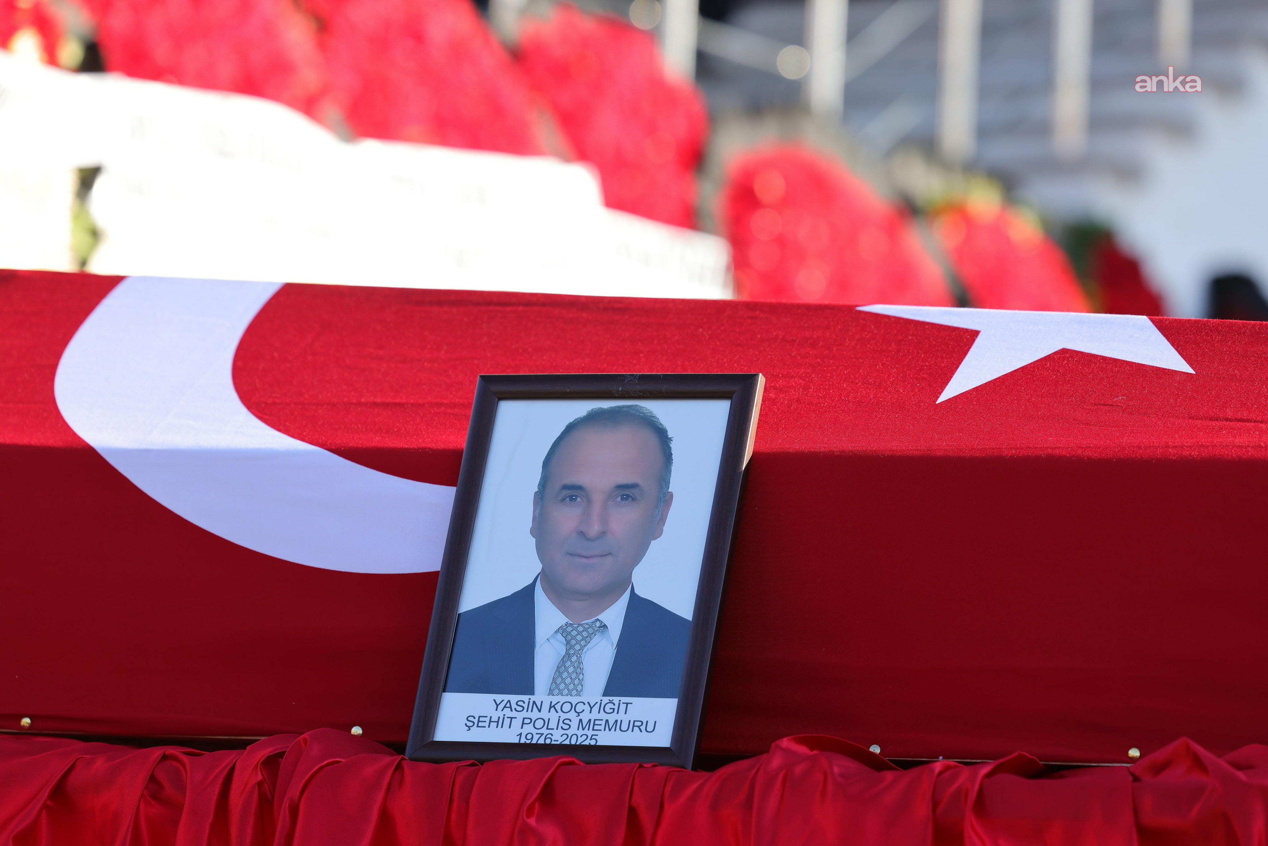Şehit polis memuru Yasin Koçyiğit, Ankara'da son yolculuğuna uğurlandı