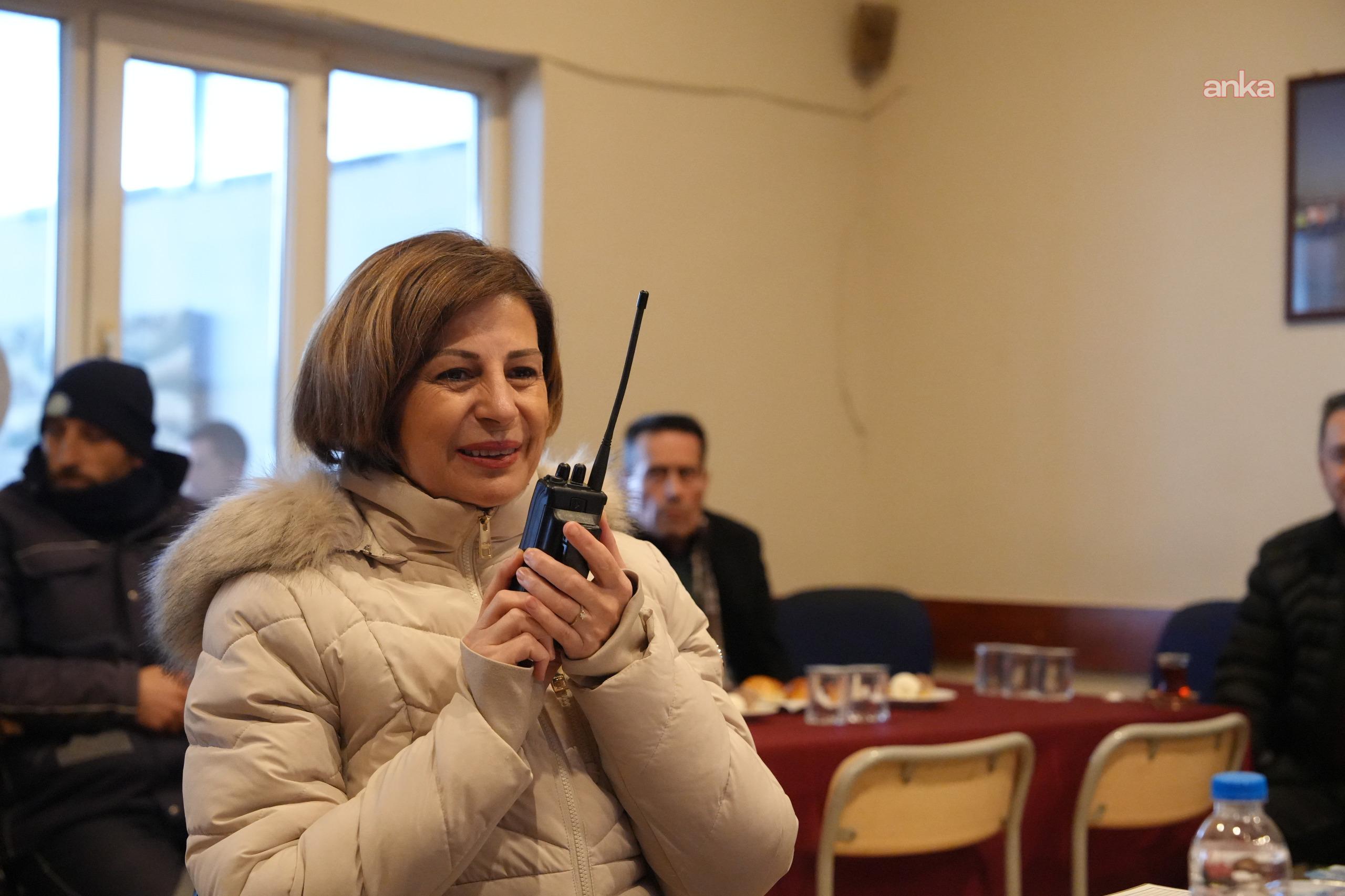 Eskişehir Büyükşehir Belediye Başkanı Ünlüce'den yol ekibine moral ziyareti