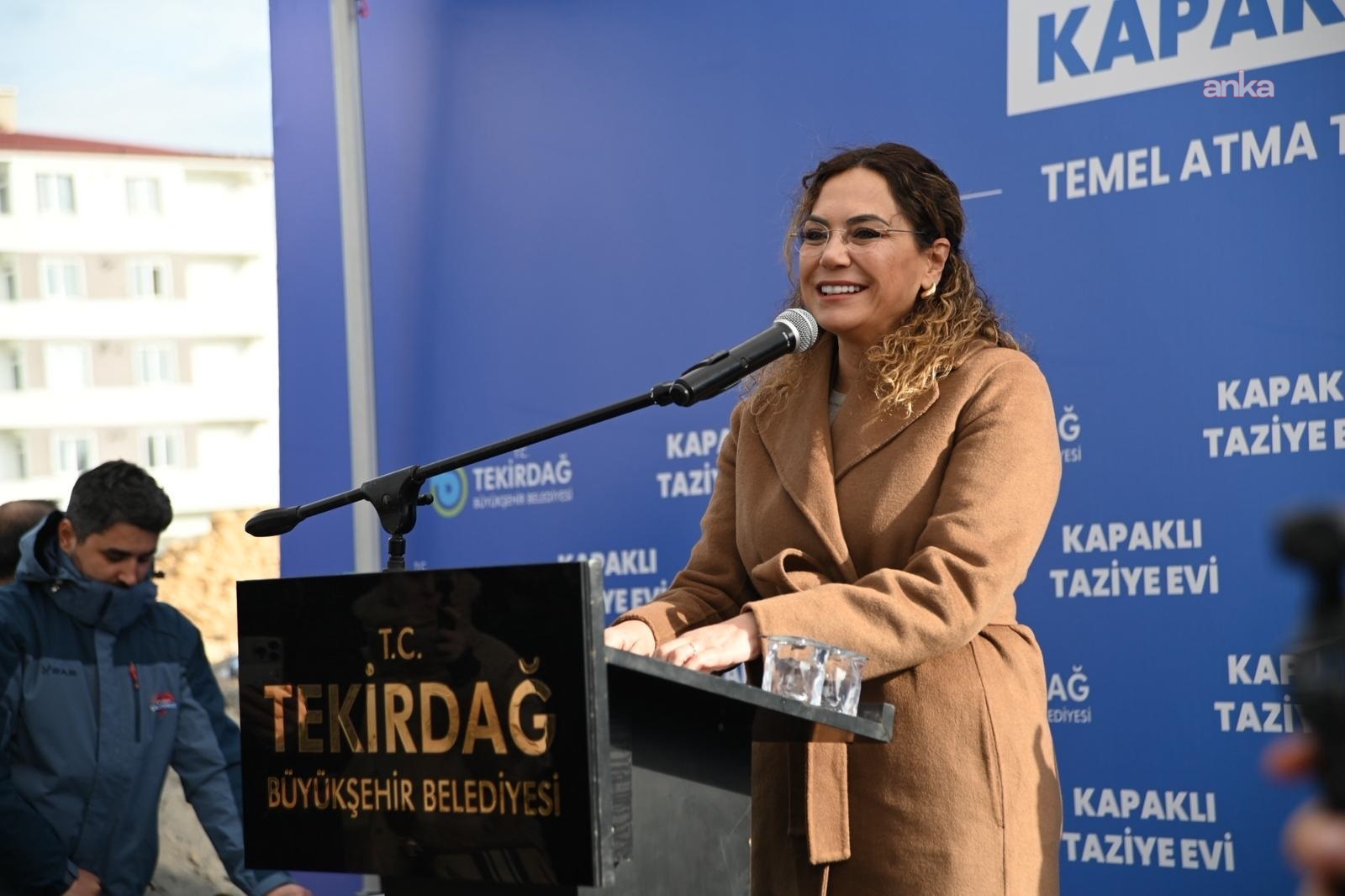 Tekirdağ Büyükşehir Belediyesi, Kapaklı Taziye Evi'nin temelini attı