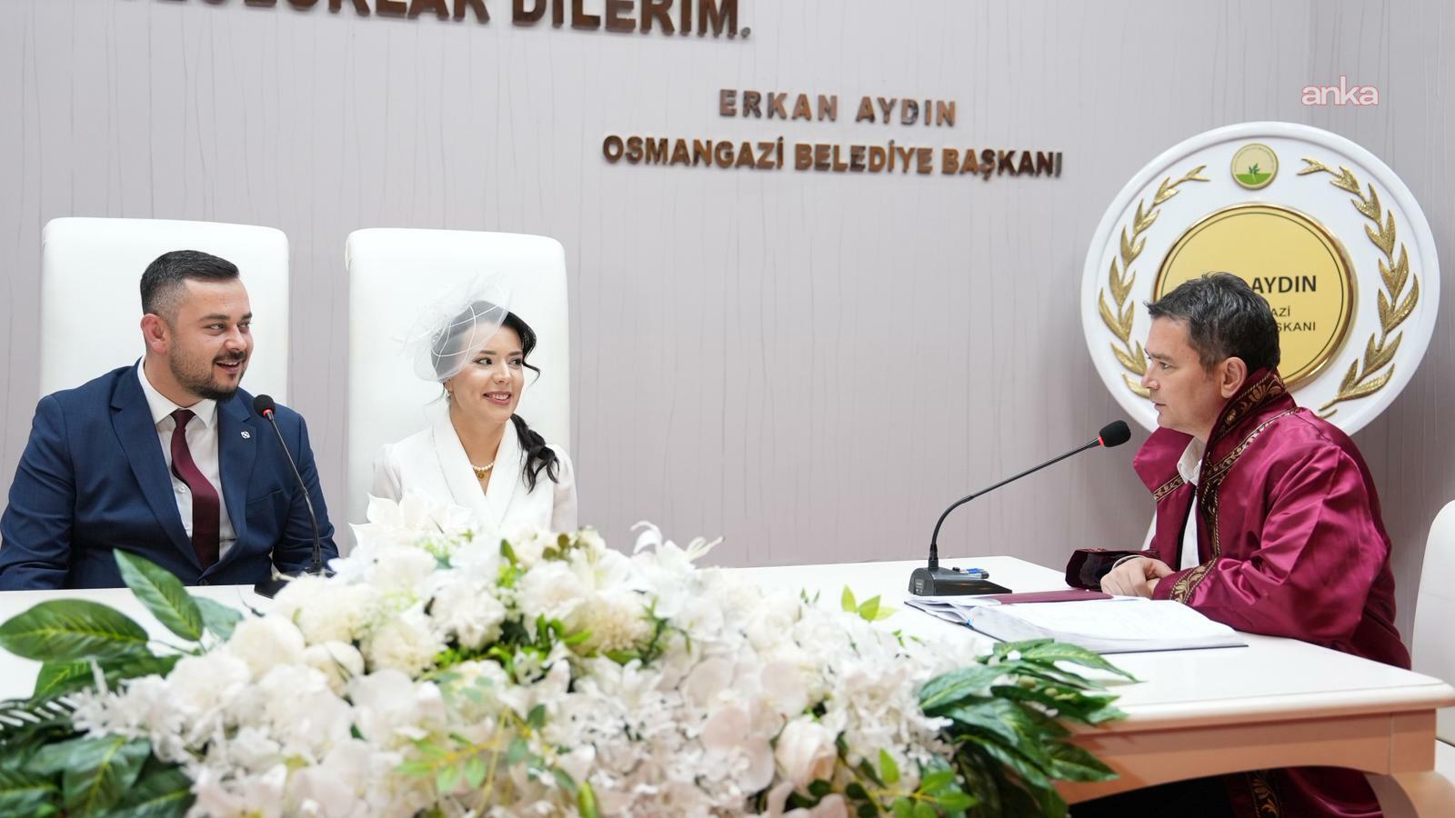Osmangazi Belediye Başkanı Aydın, 2025 yılının son nikahını kıydı