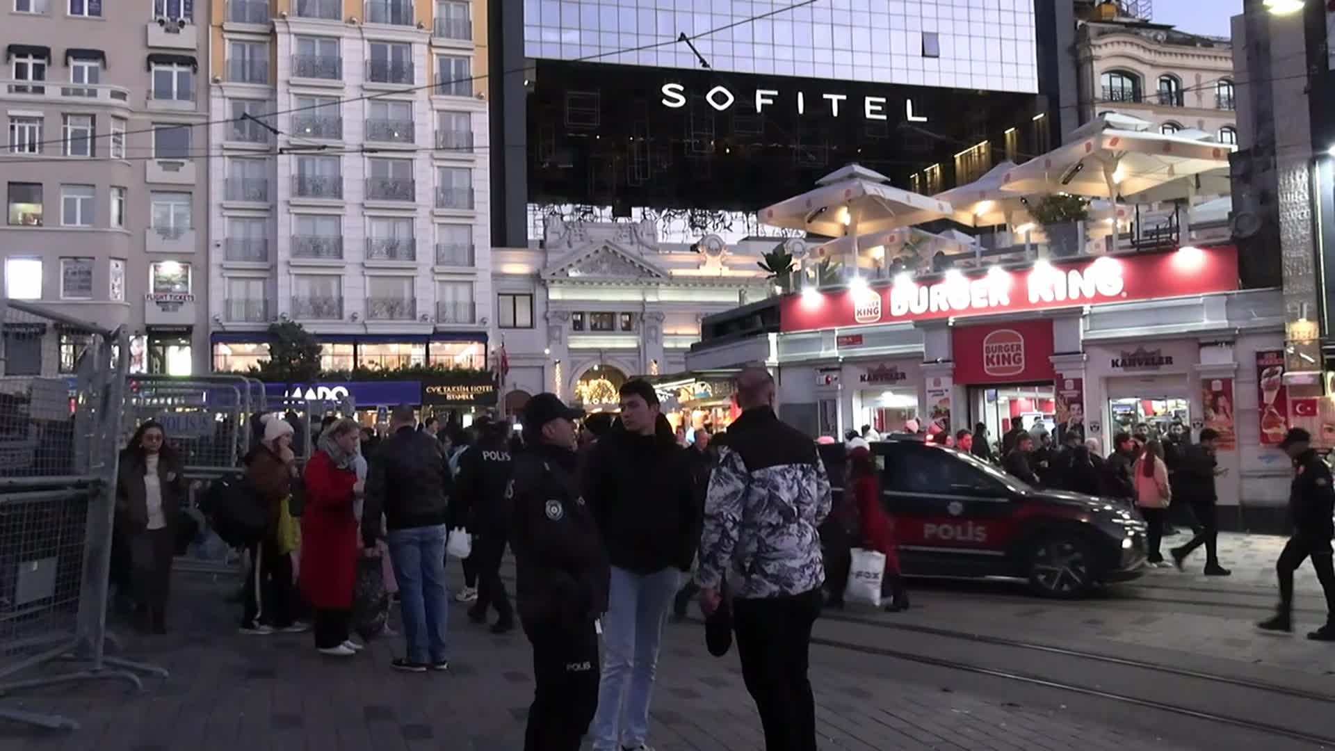 Taksim’de yeni yıl önlemleri