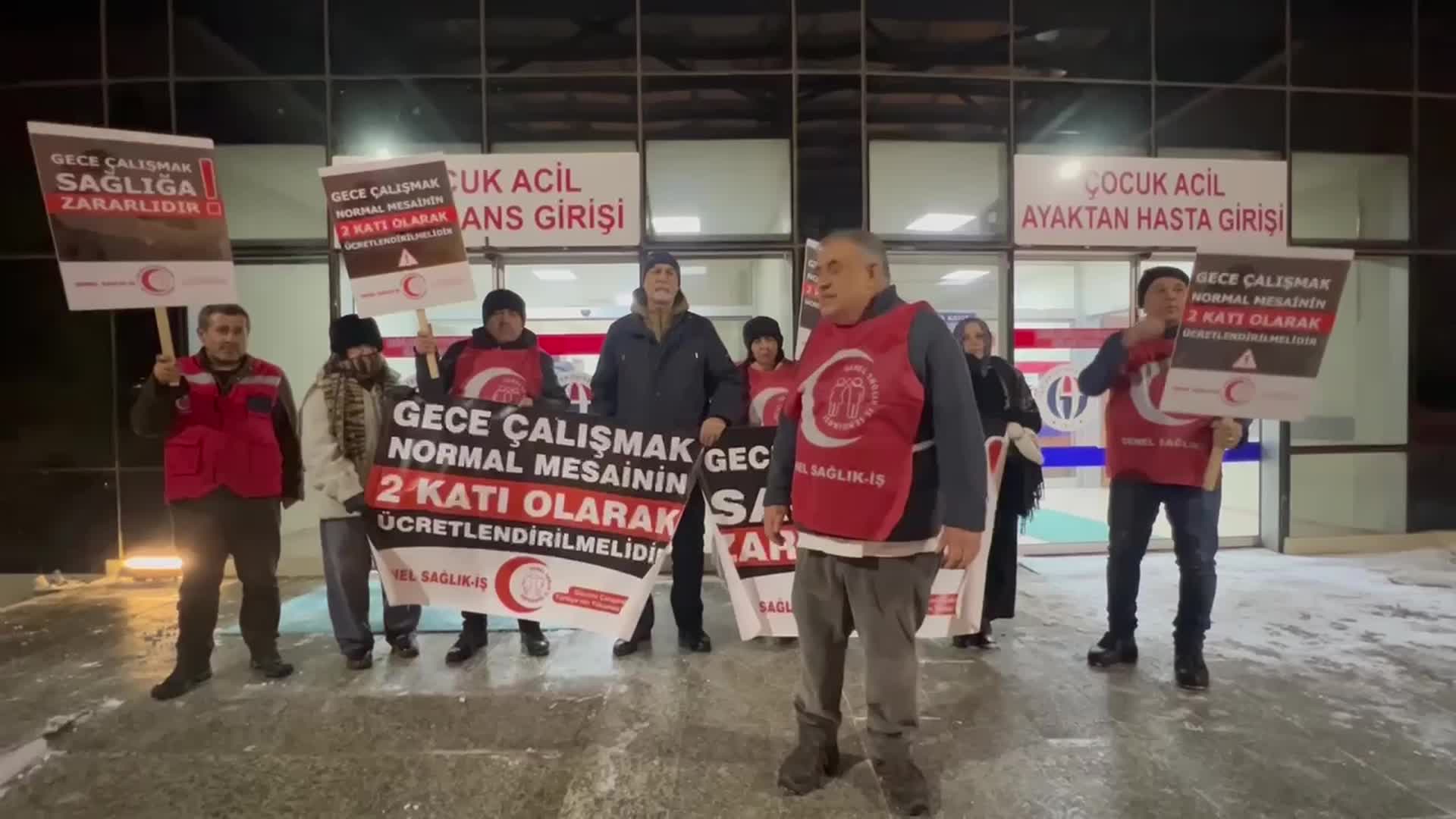 Genel Sağlık-İş Gaziantep İl Temsilcilik Kurulu Başkanı Küçükosmanoğlu: Gece çalışması sağlık emekçilerinin sağlığını tehdit ediyor
