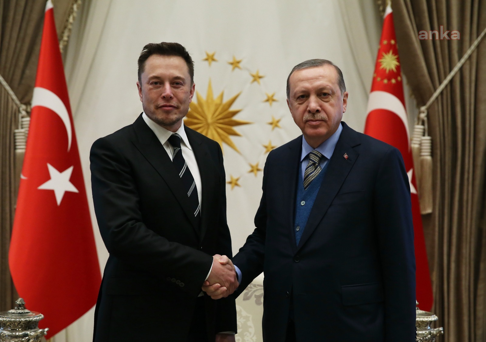 CUMHURBAŞKANI ERDOĞAN,  ELON MUSK İLE TELEFONDA GÖRÜŞTÜ
