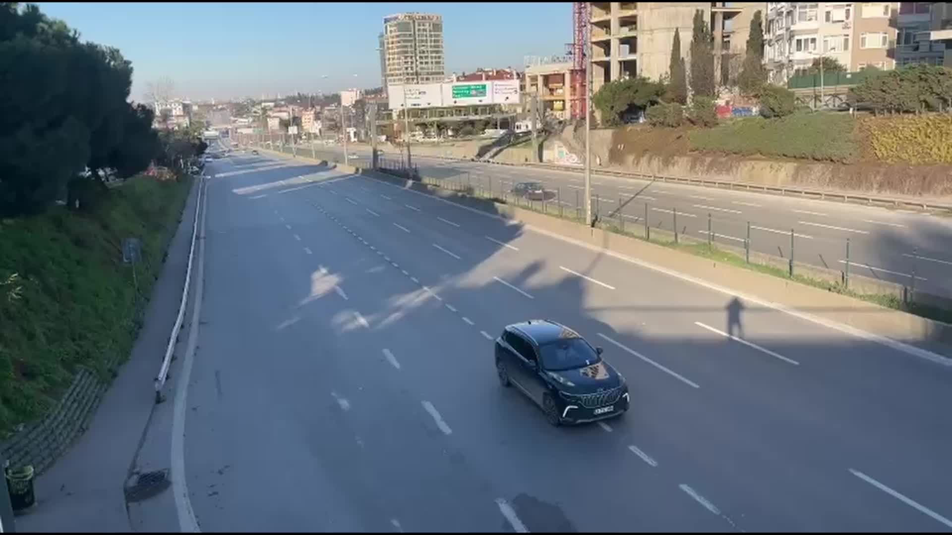 Yeni yılın ilk gününde İstanbul trafiğinde büyük rahatlama gözlendi