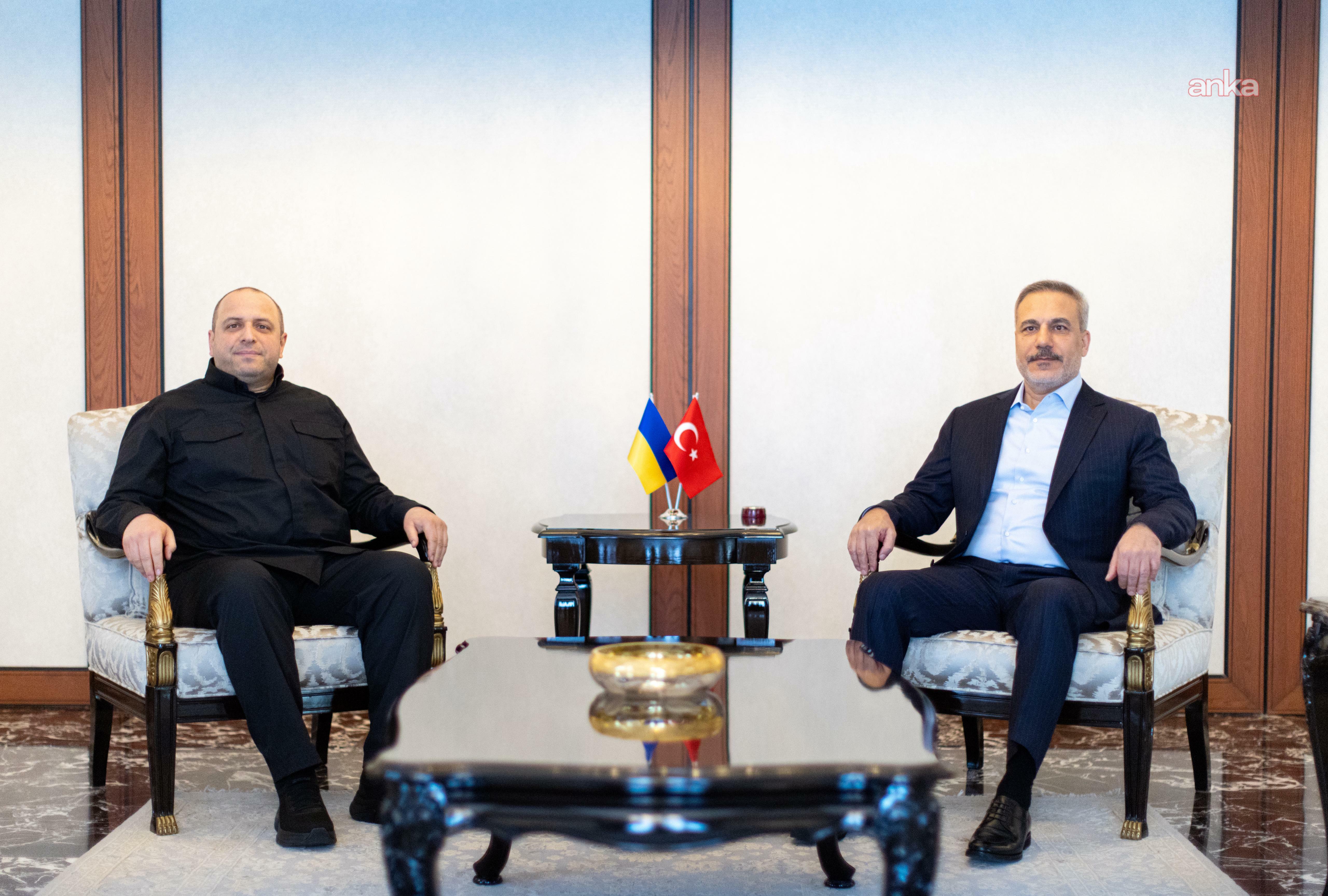 Dışişleri Bakanı Hakan Fidan, Ukrayna Milli Güvenlik ve Savunma Konseyi Sekreteri Umerov ile görüştü