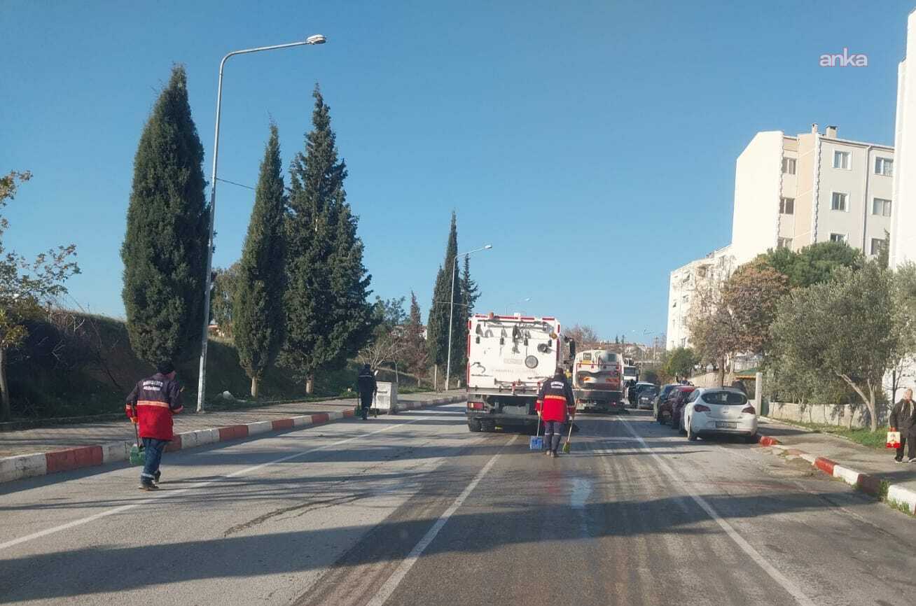 Menderes Belediyesi ekipleri, yeni yıla sahada girdi