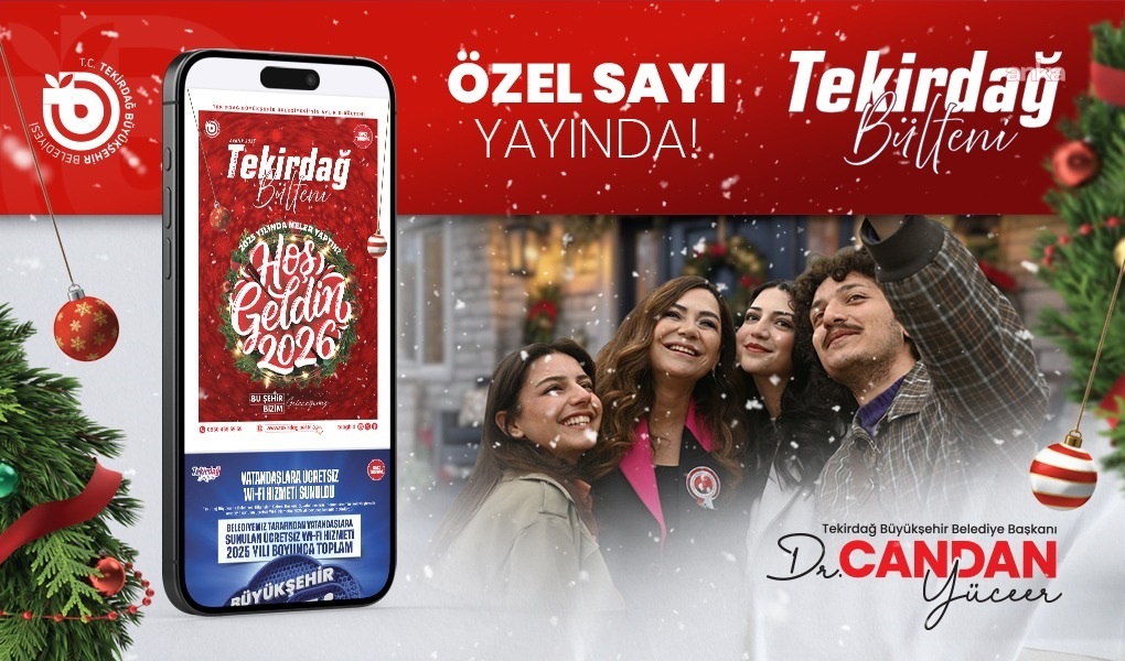 Tekirdağ Bülteni, yeni yıla özel konseptiyle yayında