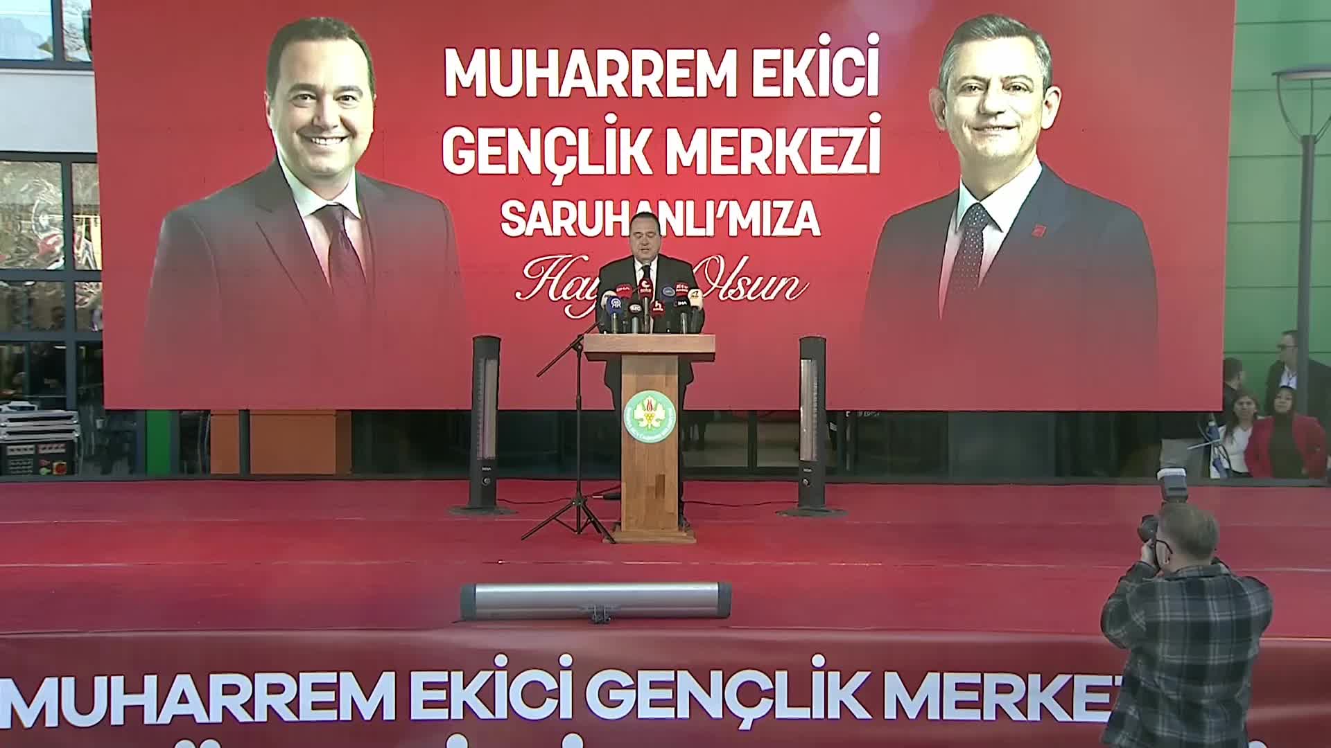 CHP Genel Başkanı Özel’in katılımıyla Muharrem Ekici Gençlik Merkezi açıldı