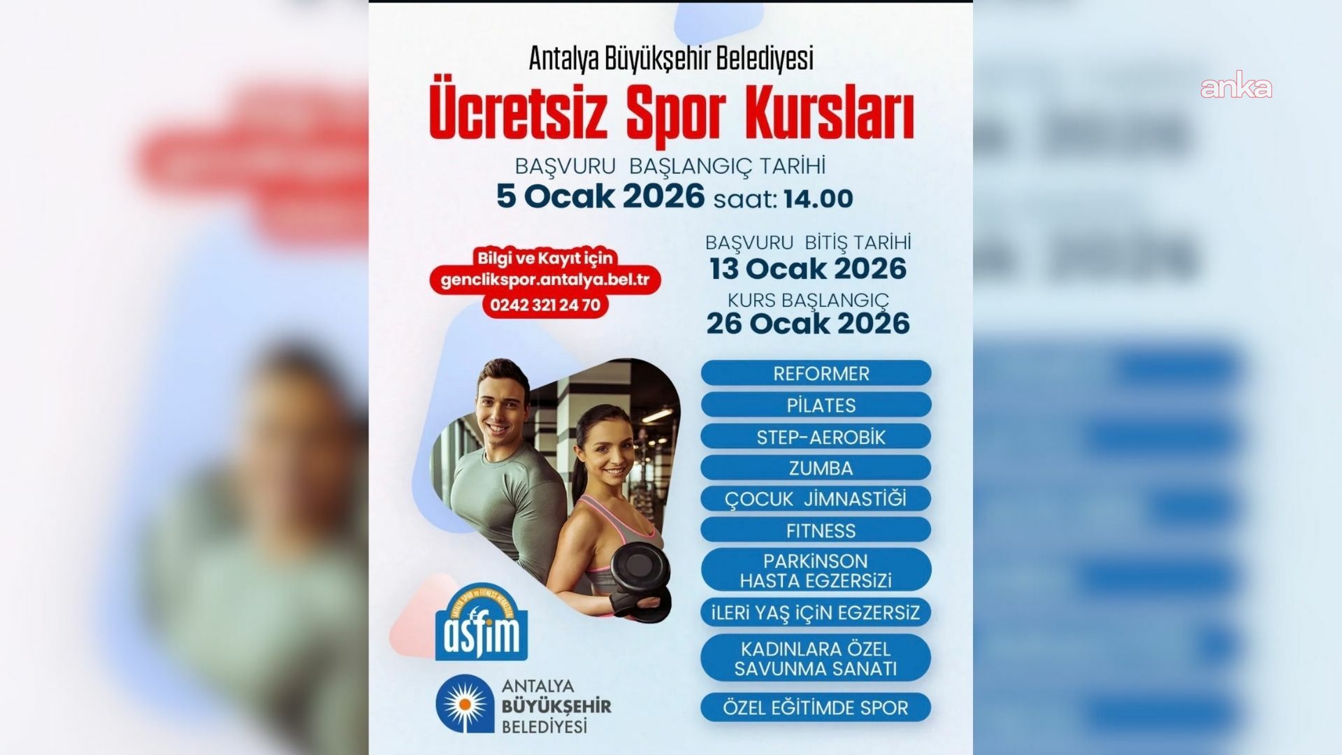 ASFİM’de yeni sezon kayıtları başlıyor
