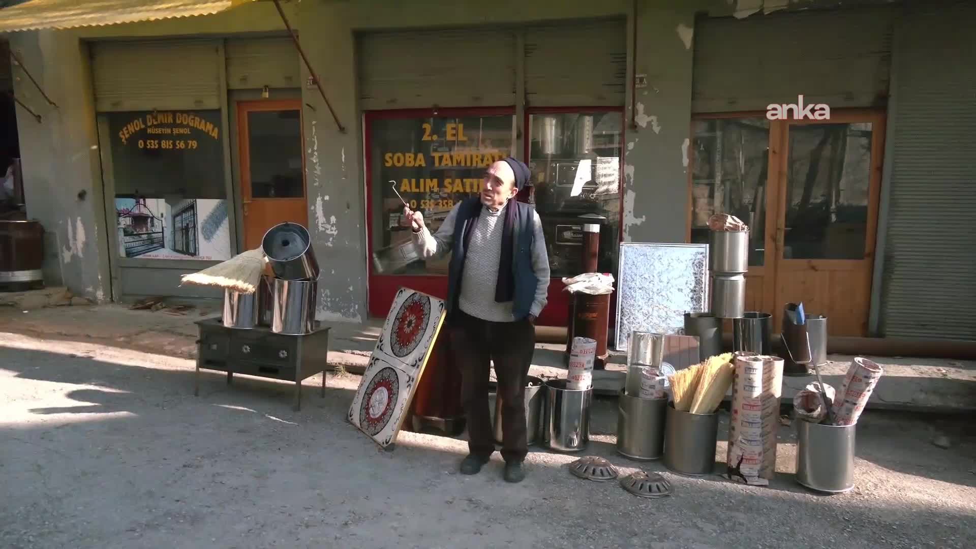 Sobada ikinci el dönemi... Soba Tamircisi Kurt: "Eski sobayı alıp tamir edip satıyoruz, yenisi pahalı olduğu için alamıyor millet"