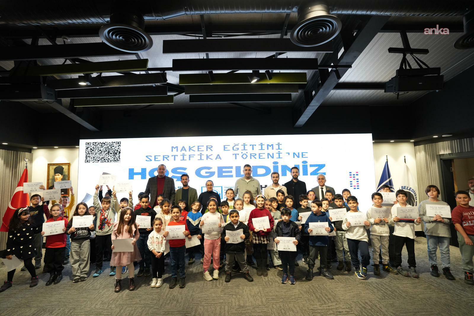 Kartal'da geleceğin mucitleri sertifikalarını aldı