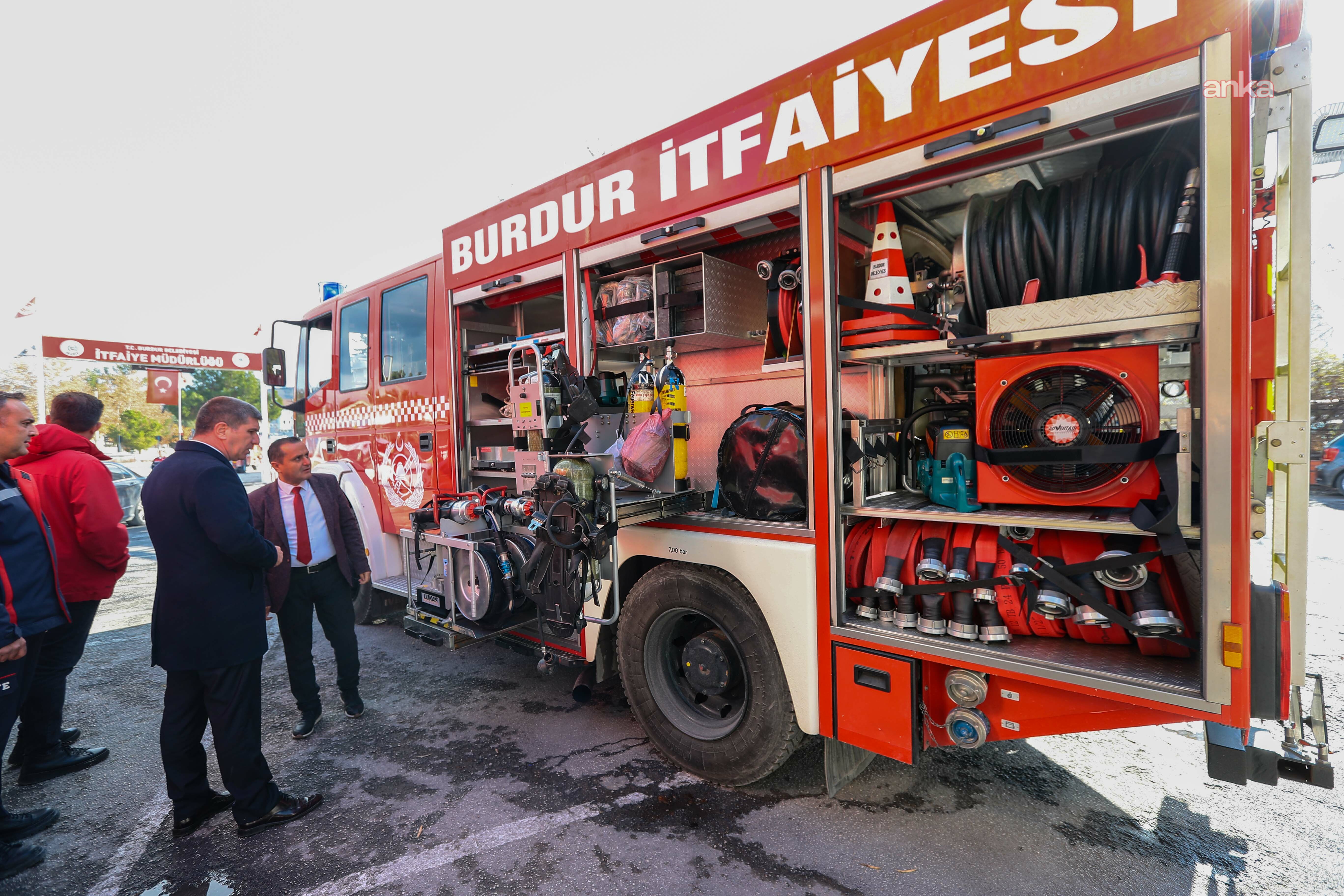 Burdur İtfaiyesi, 2025 yılında 596 olaya müdahale etti