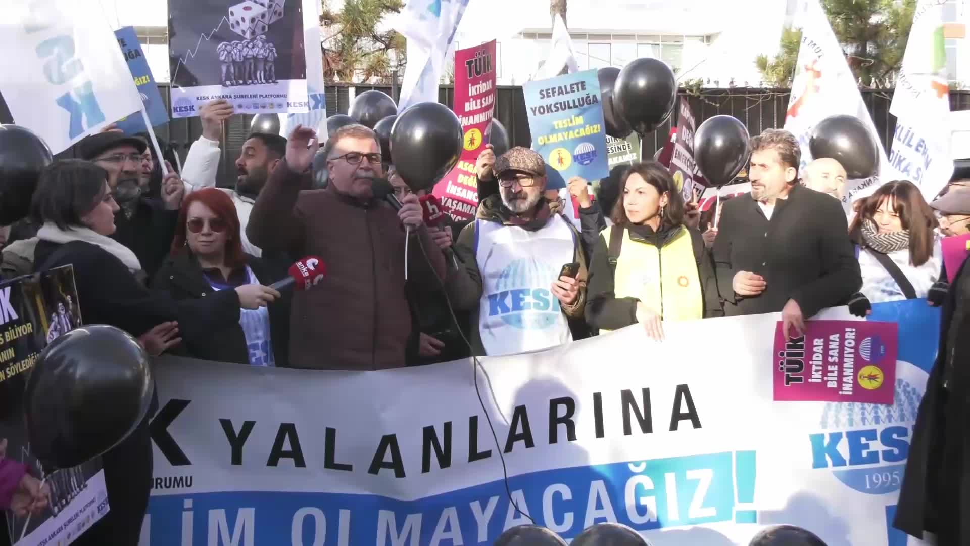 KESK'ten TÜİK'in enflasyon verilerine tepki... KESK Eş Genel Başkanı Karagöz: "14 Ocak'ta tüm ülkede iş bırakıyoruz"