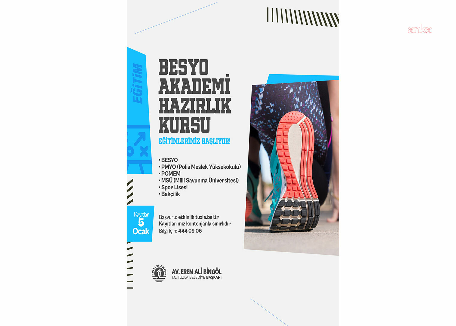 Tuzla Belediyesi'nin BESYO Akademi Hazırlık Kursları için başvurular başladı