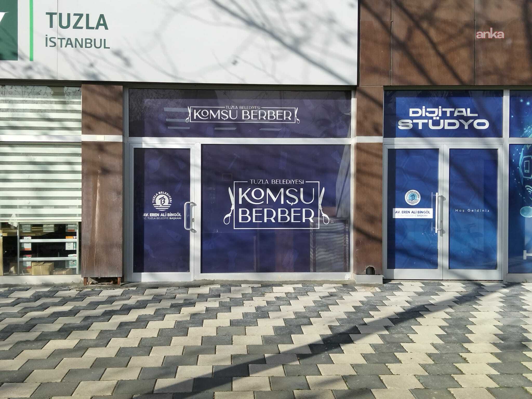 Tuzla’nın "Komşu Berber"i, Şelale Park’ta hizmet vermeye başladı