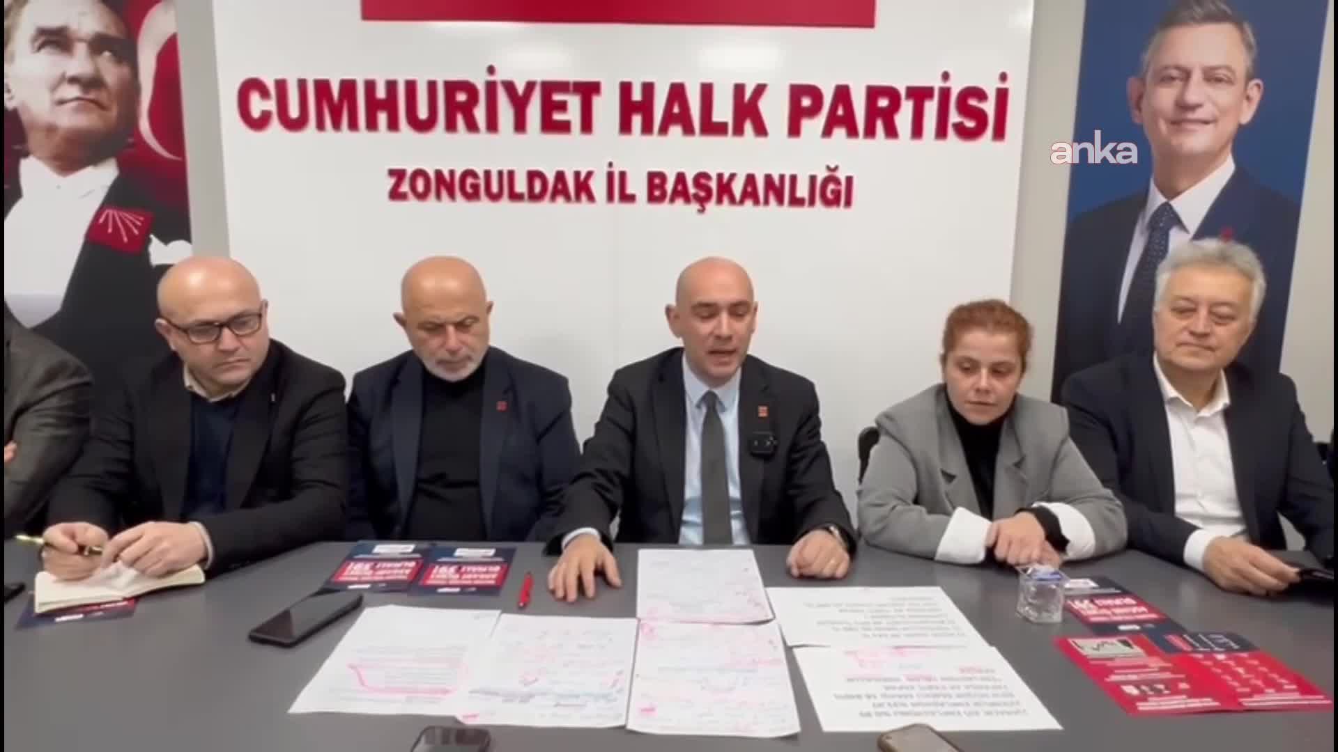 CHP Zonguldak İl Başkanı Dural: "AK Parti, açlık sınırının altında asgari ücret belirleyen parti olarak dünya siyasi literatürüne girdi"