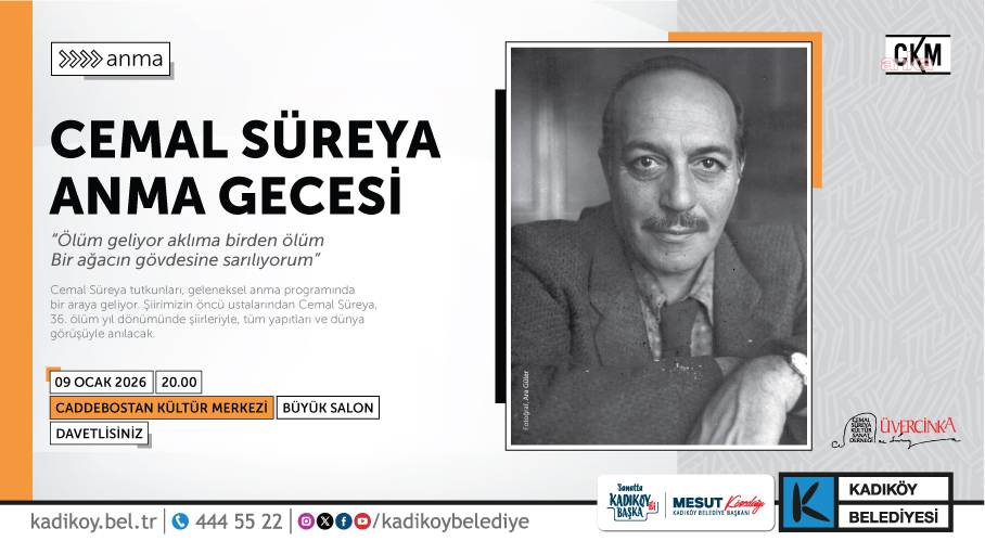 Cemal Süreya, Kadıköy'de anılacak