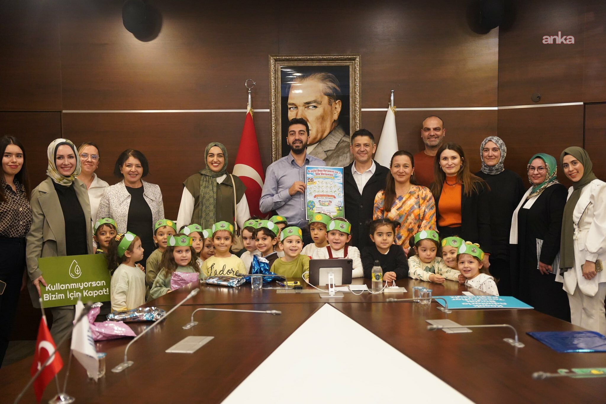 Tuzla’da miniklerden kamu kurumlarına farkındalık ziyareti