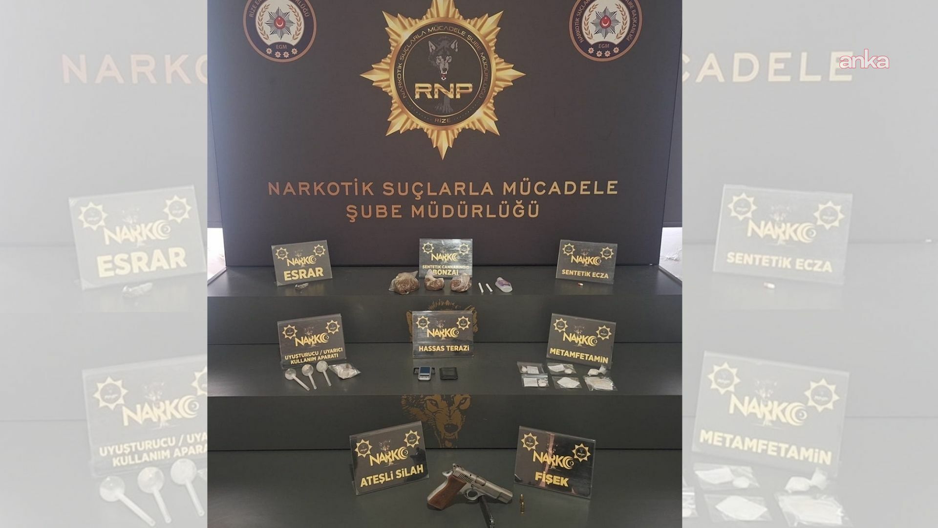 Rize’de uyuşturucu şüphelisi 6 kişi tutuklandı