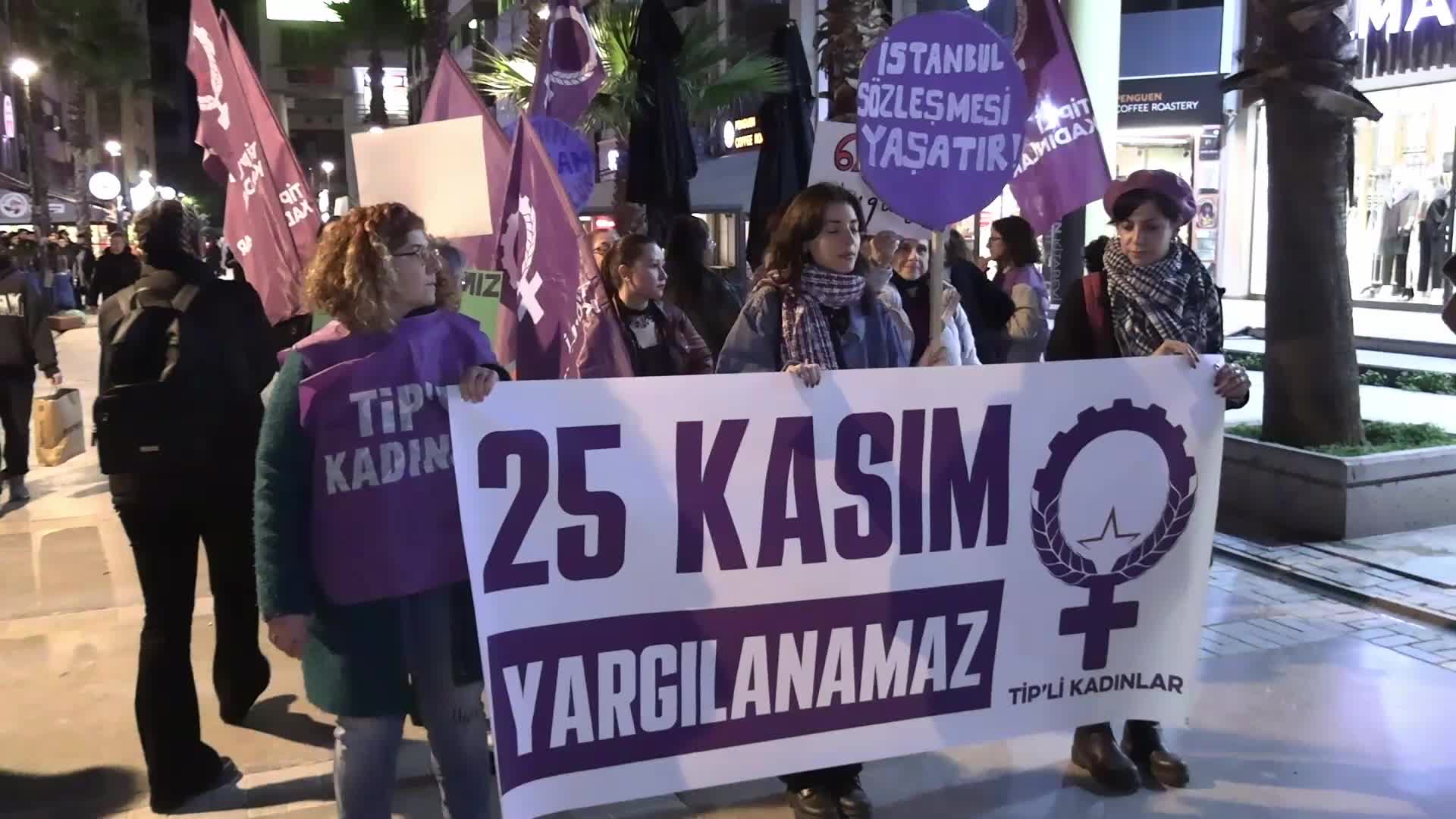TİP’li kadınlardan 25 Kasım davasına tepki: Bu dava kadın mücadelesinin yargılanmasıdır