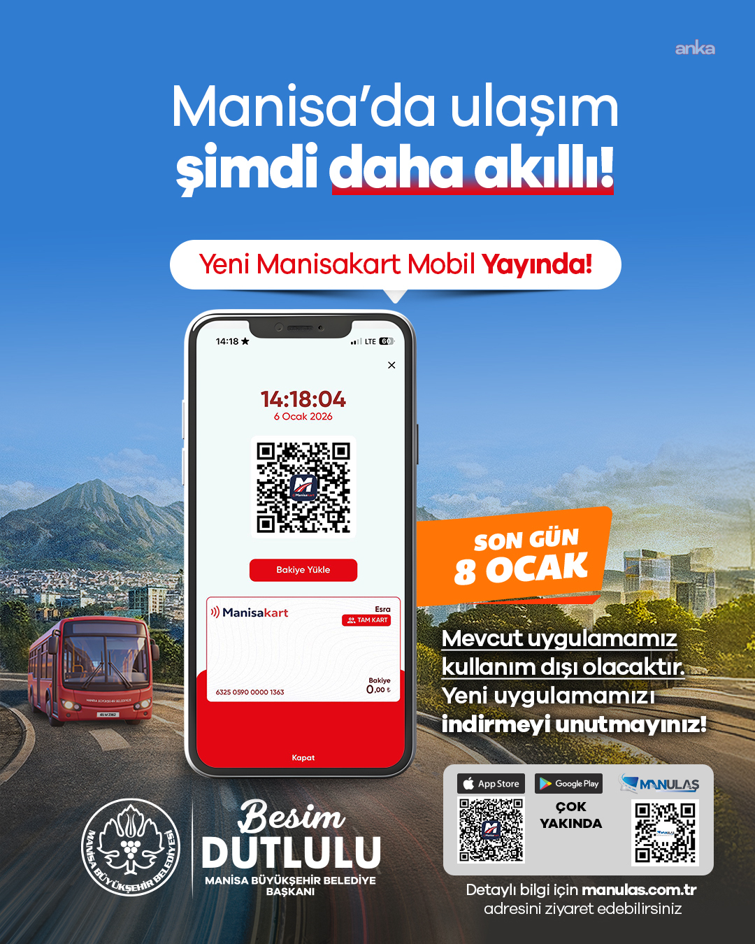 Manisa’da toplu ulaşımda dijital dönüşüm başlıyor