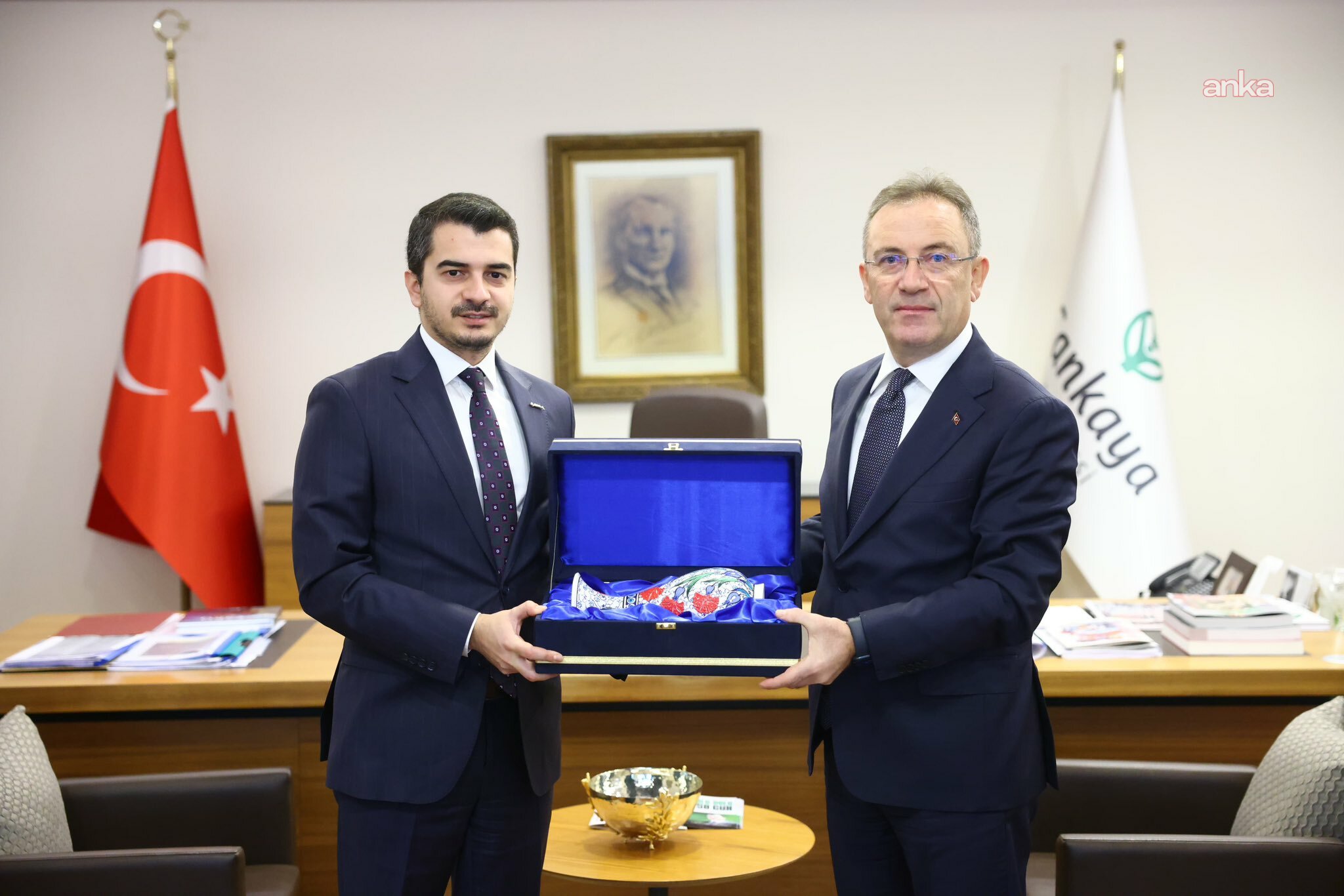Hüseyin Can Güner, Danıştay Başsavcısı Cevdet Erkan ile bir araya geldi