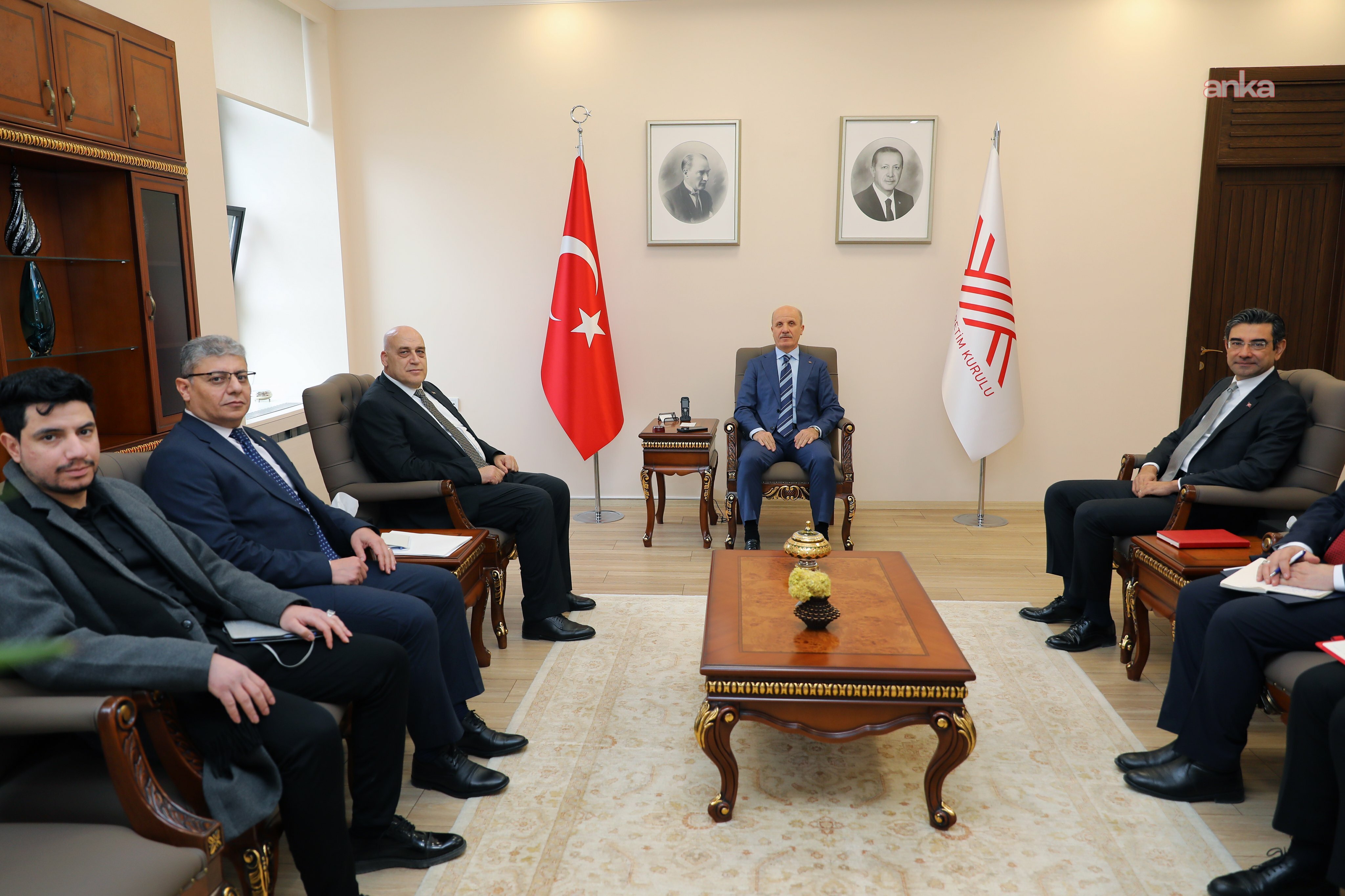 Filistin’in Ankara Büyükelçisi Abujaish’ten YÖK’e ziyaret